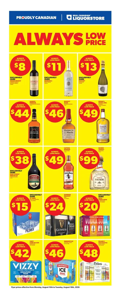 Weekly Flyer - Valid Monday, August 10 - Tuesday, August 11