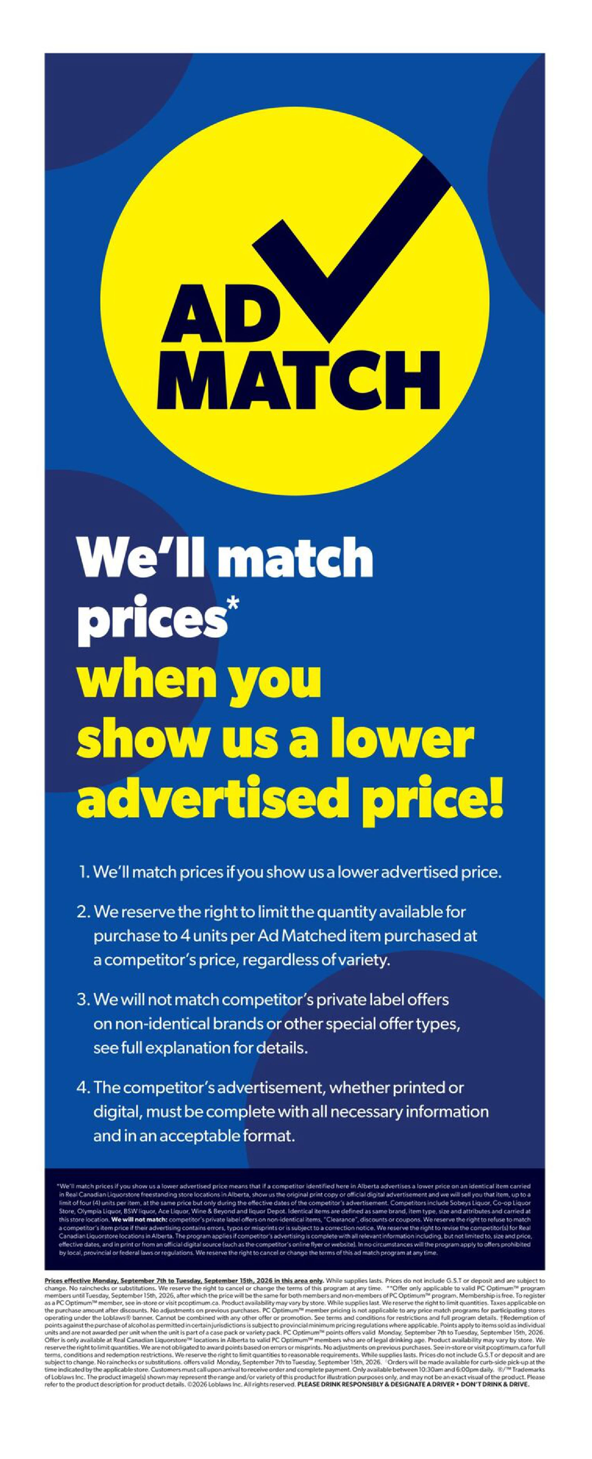 Superstore Liquor Weekly Flyer Valid Monday, September 7 - Tuesday, September 15 - Page 3