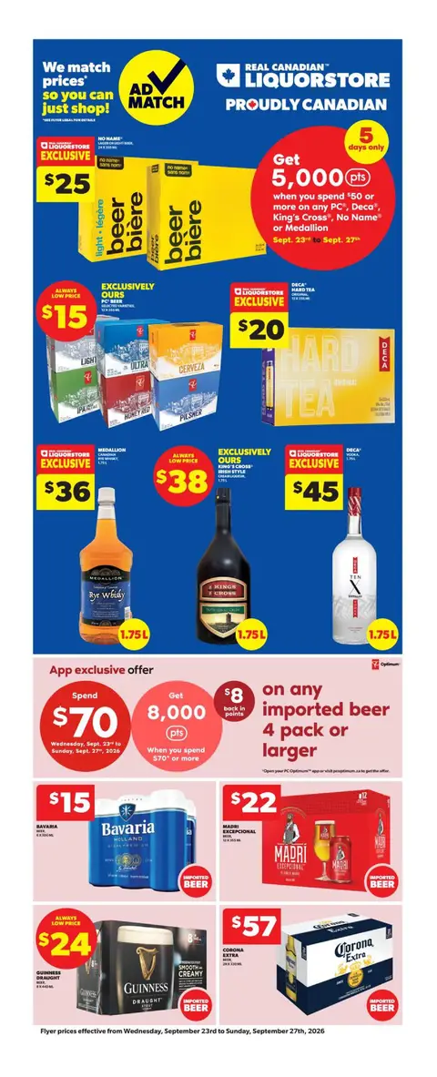 Weekly Flyer - Valid Wednesday, September 23 - Sunday, September 27