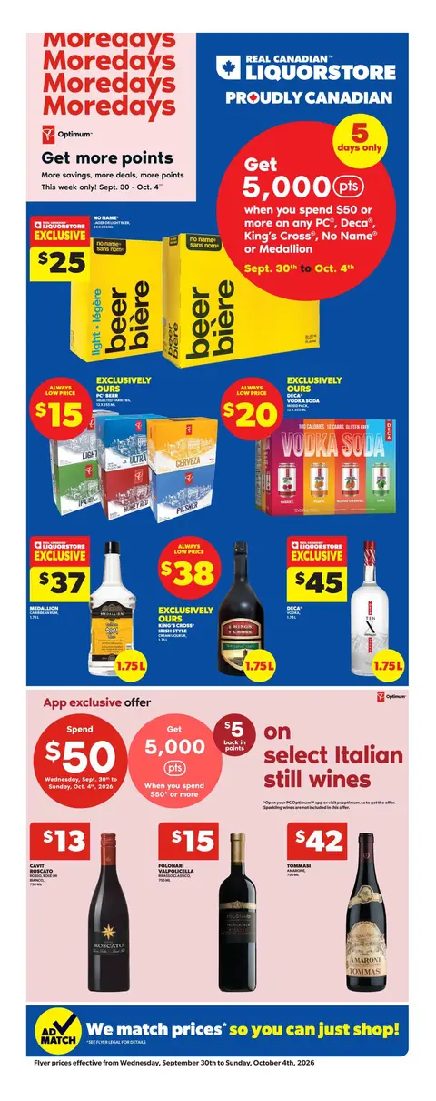 Weekly Flyer - Valid Wednesday, September 30 - Sunday, October 4