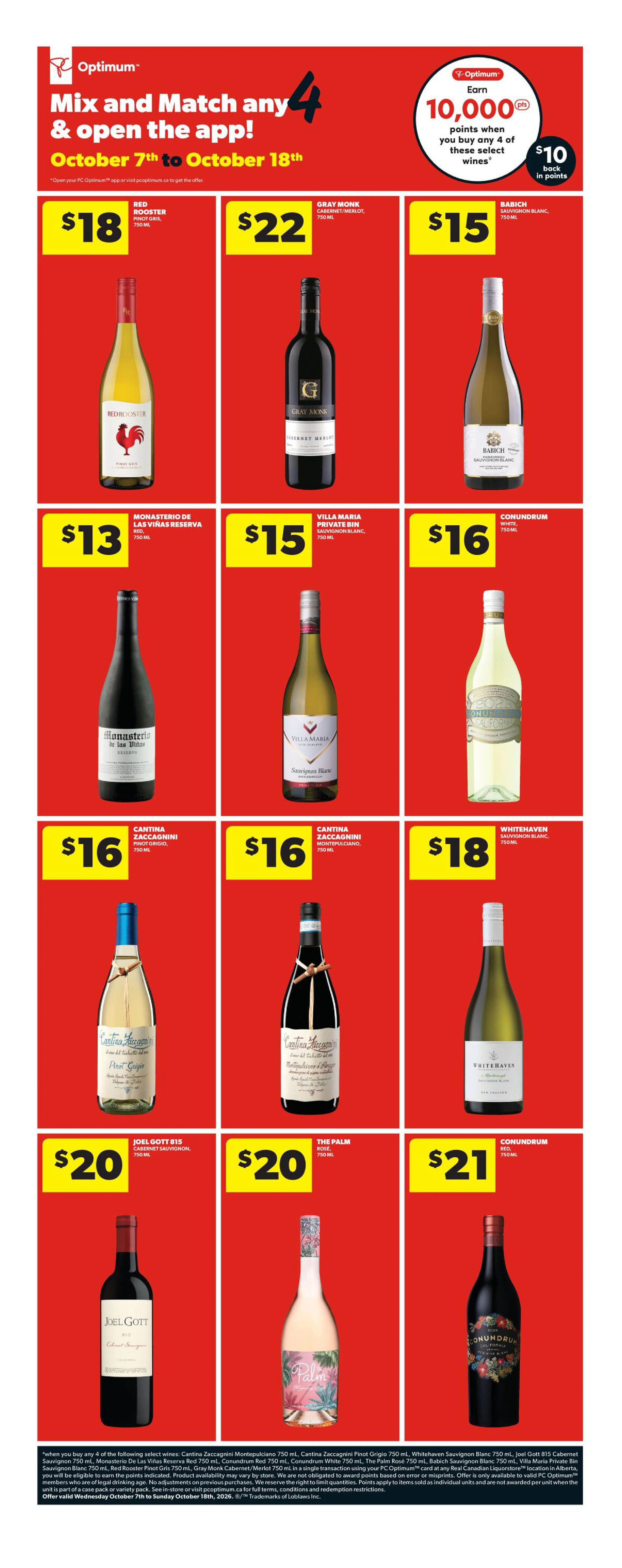 Superstore Liquor Weekly Flyer - Valid Wednesday, October 7 - Sunday, October 11 - Page 10