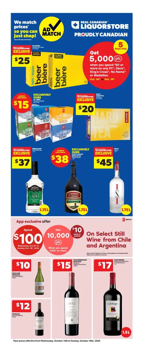 Weekly Flyer - Valid Wednesday, October 14 - Sunday, October 18