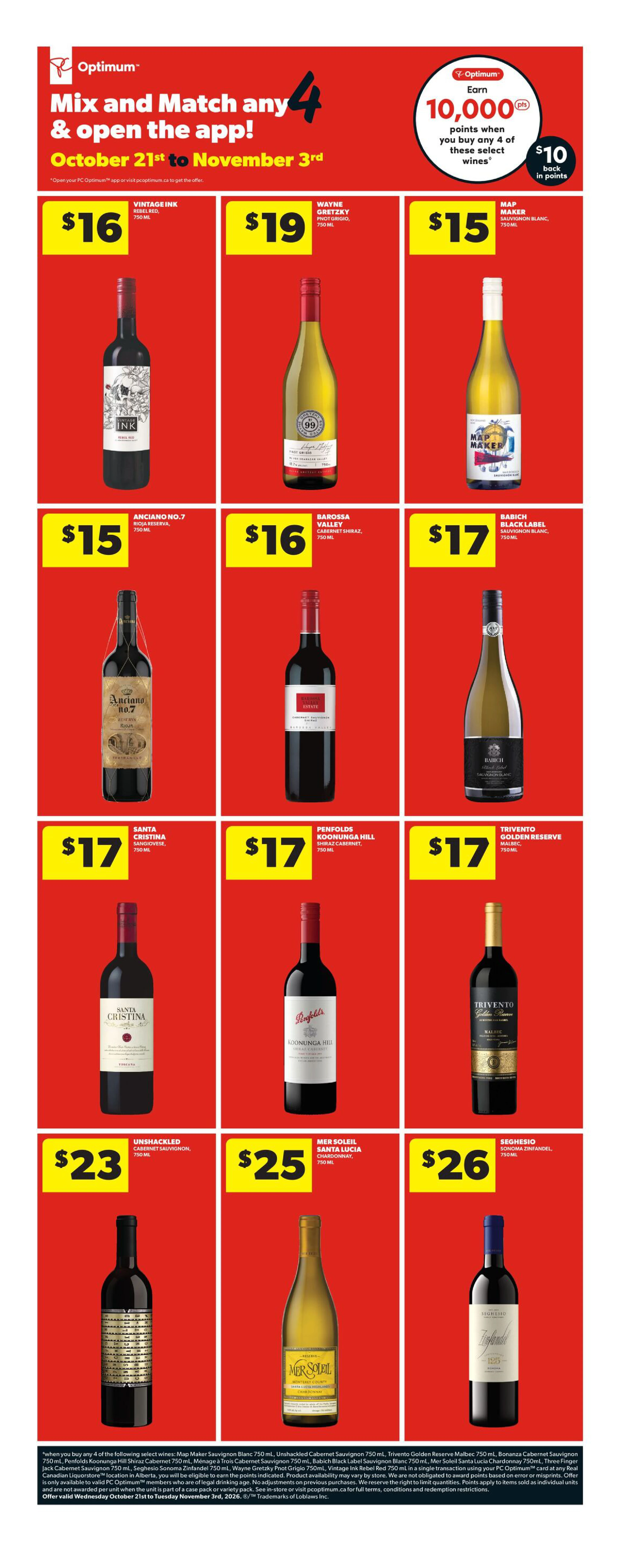 Superstore Liquor Weekly Flyer - Valid Wednesday, October 21 - Sunday, October 25 - Page 9