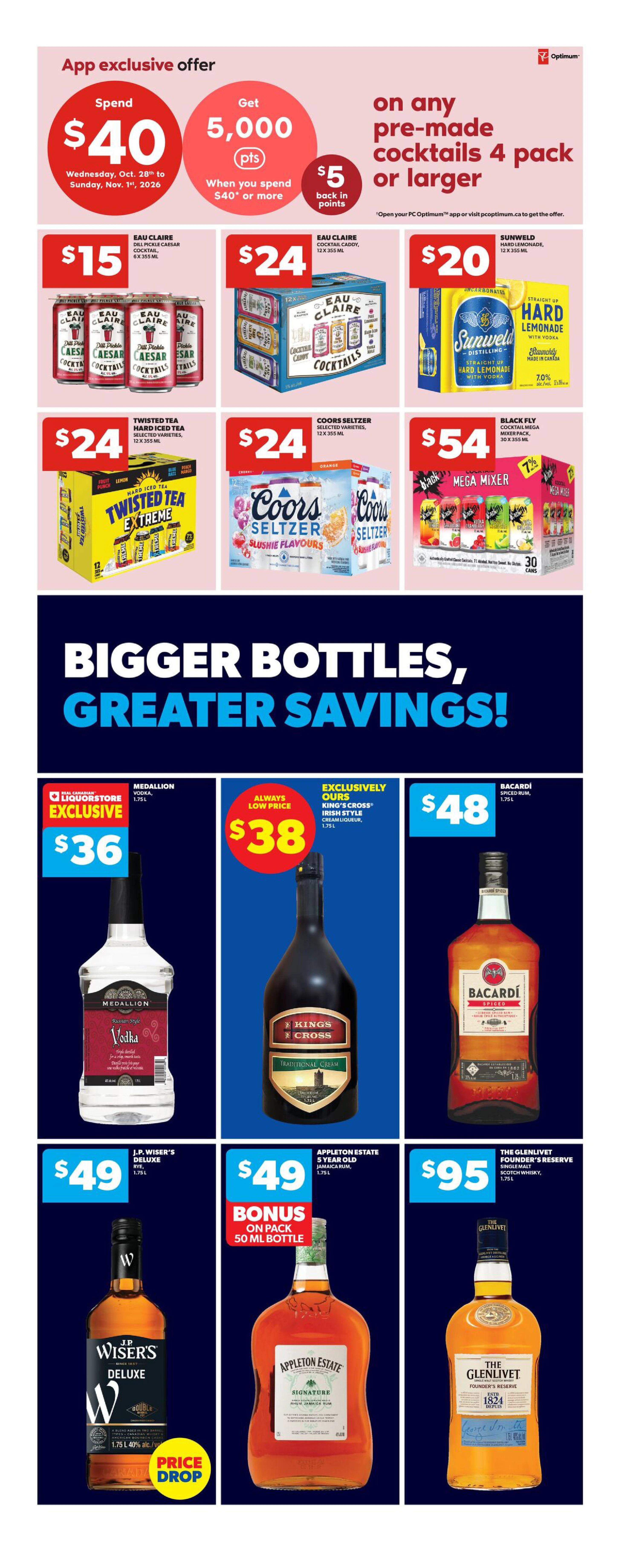 Superstore Liquor Weekly Flyer - Valid Wednesday, October 28 - Sunday, November 1 - Page 2