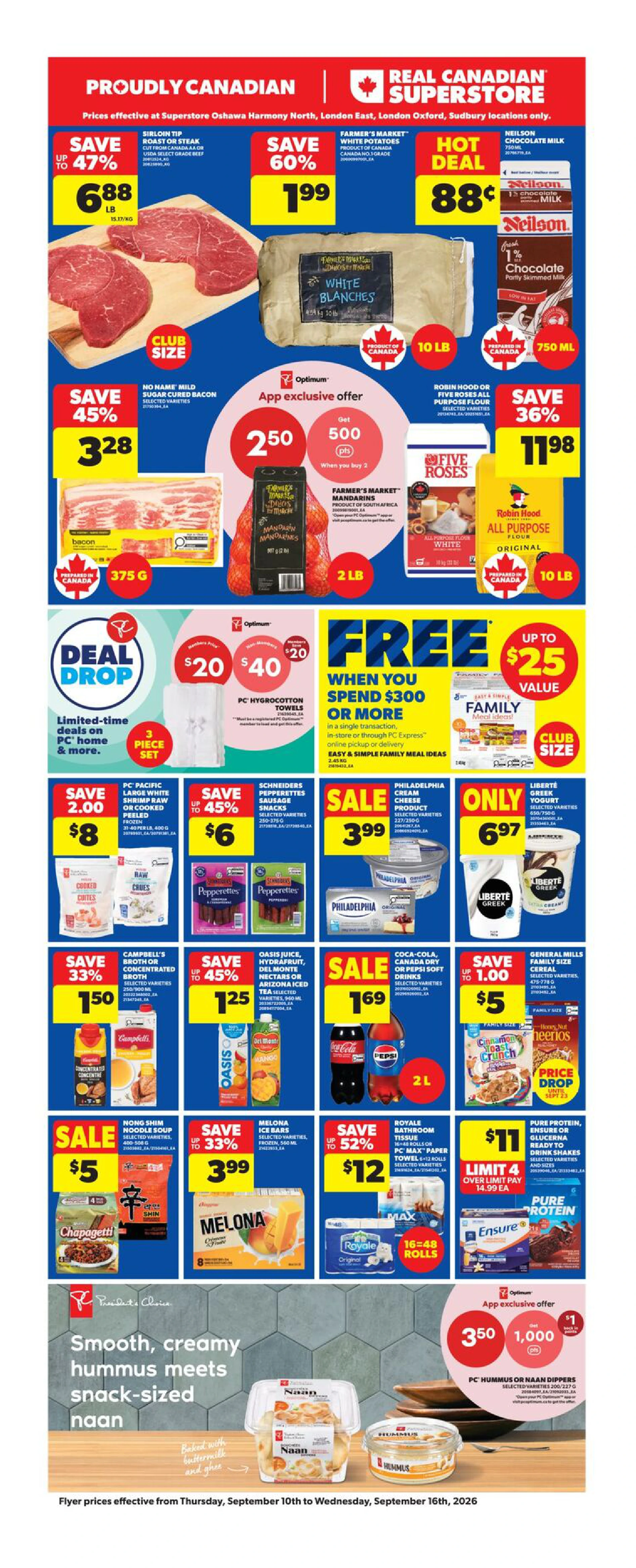 Superstore Ontario Weekly Flyer - Valid Thursday, September 10 - Wednesday, September 16 - Page 3
