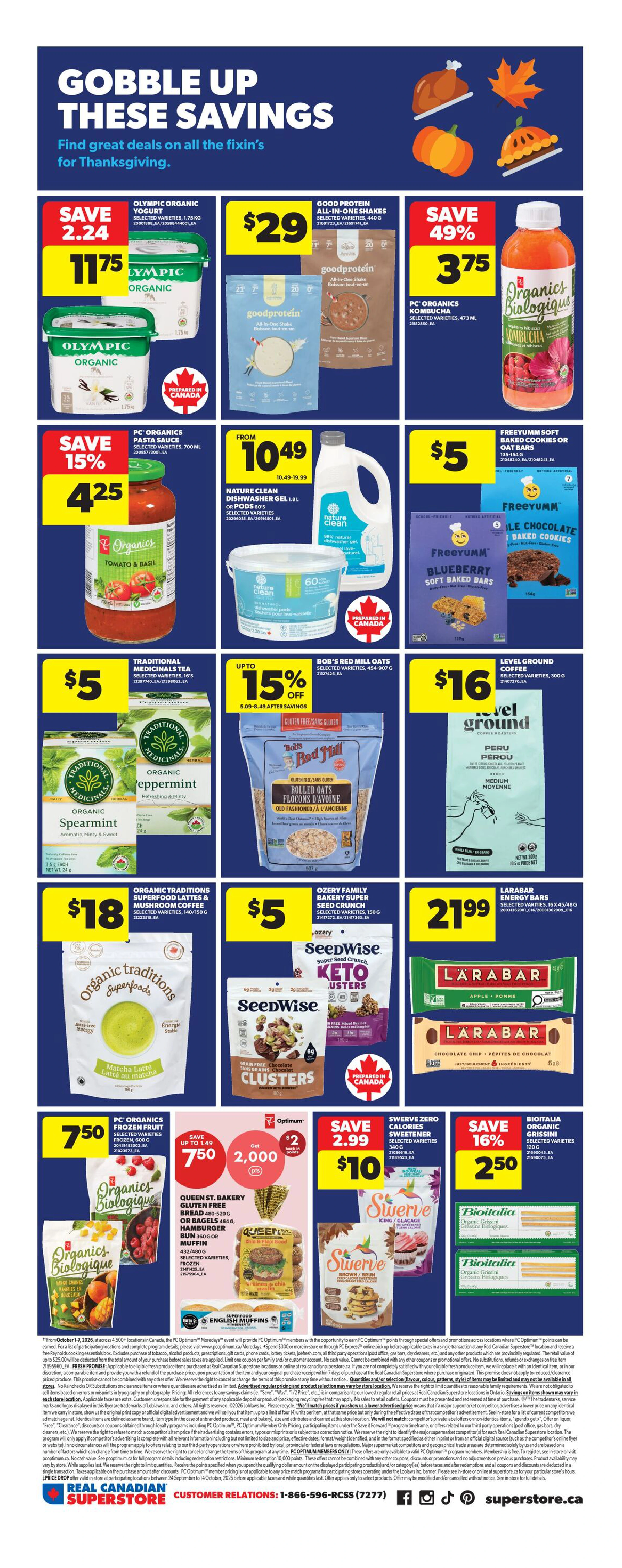 Superstore Ontario Weekly Flyer - Valid Thursday, October 1 - Wednesday, October 7 - Page 12