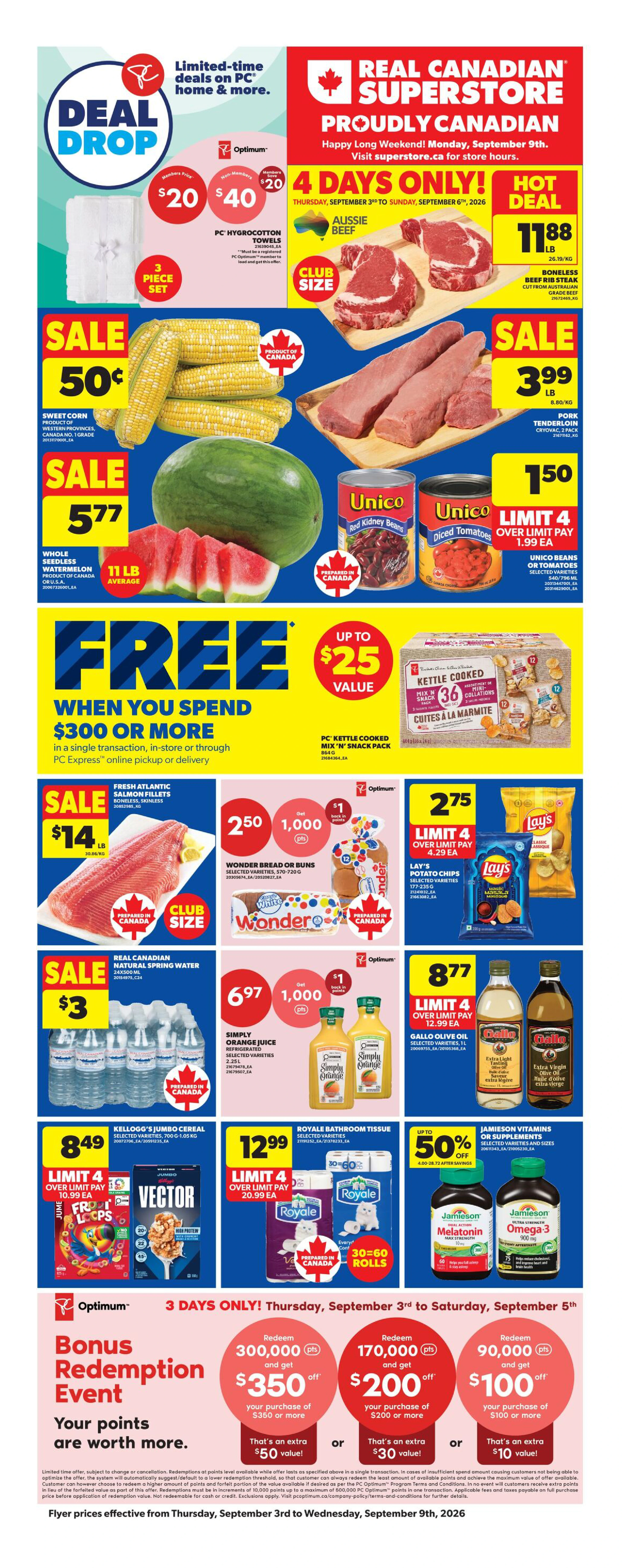 Superstore West Weekly Flyer - Valid Thursday, September 03 - Wednesday, September 09 - Page 4