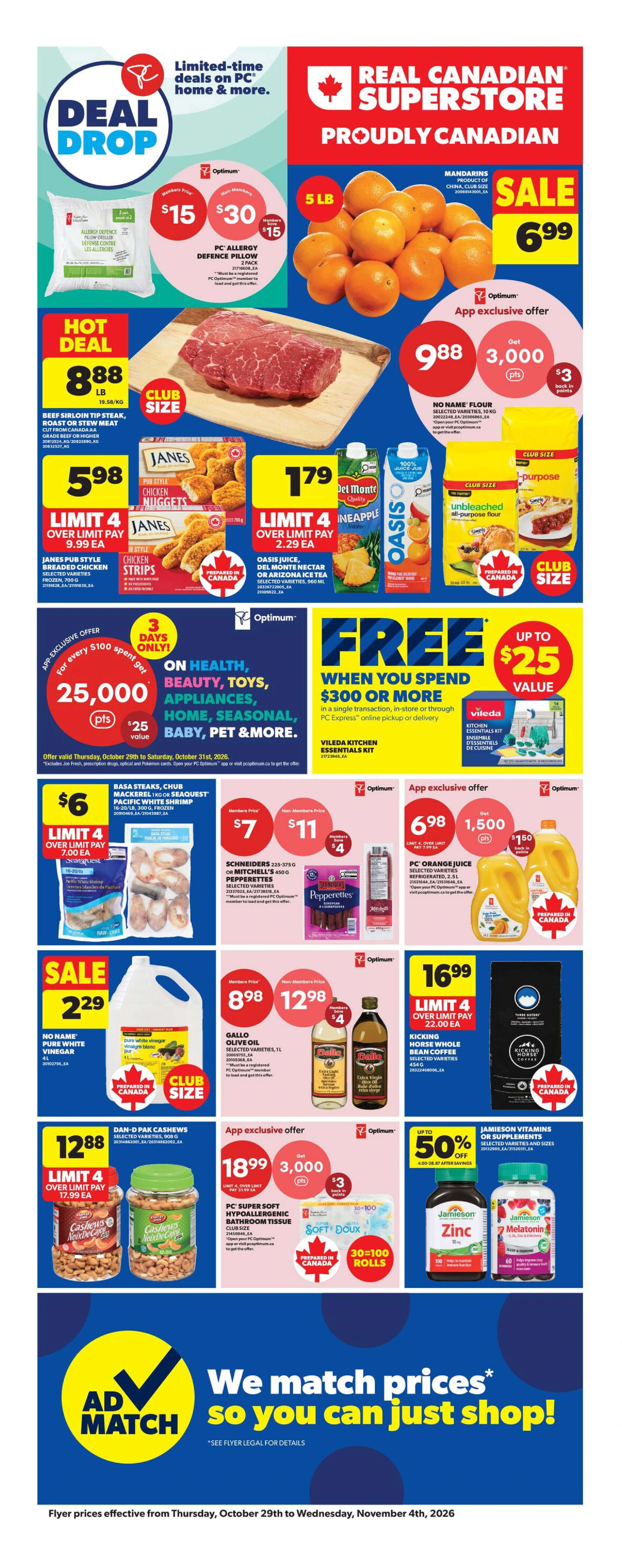Superstore West Weekly Flyer - Valid Thursday, October 29 - Wednesday, November 04 - Page 4