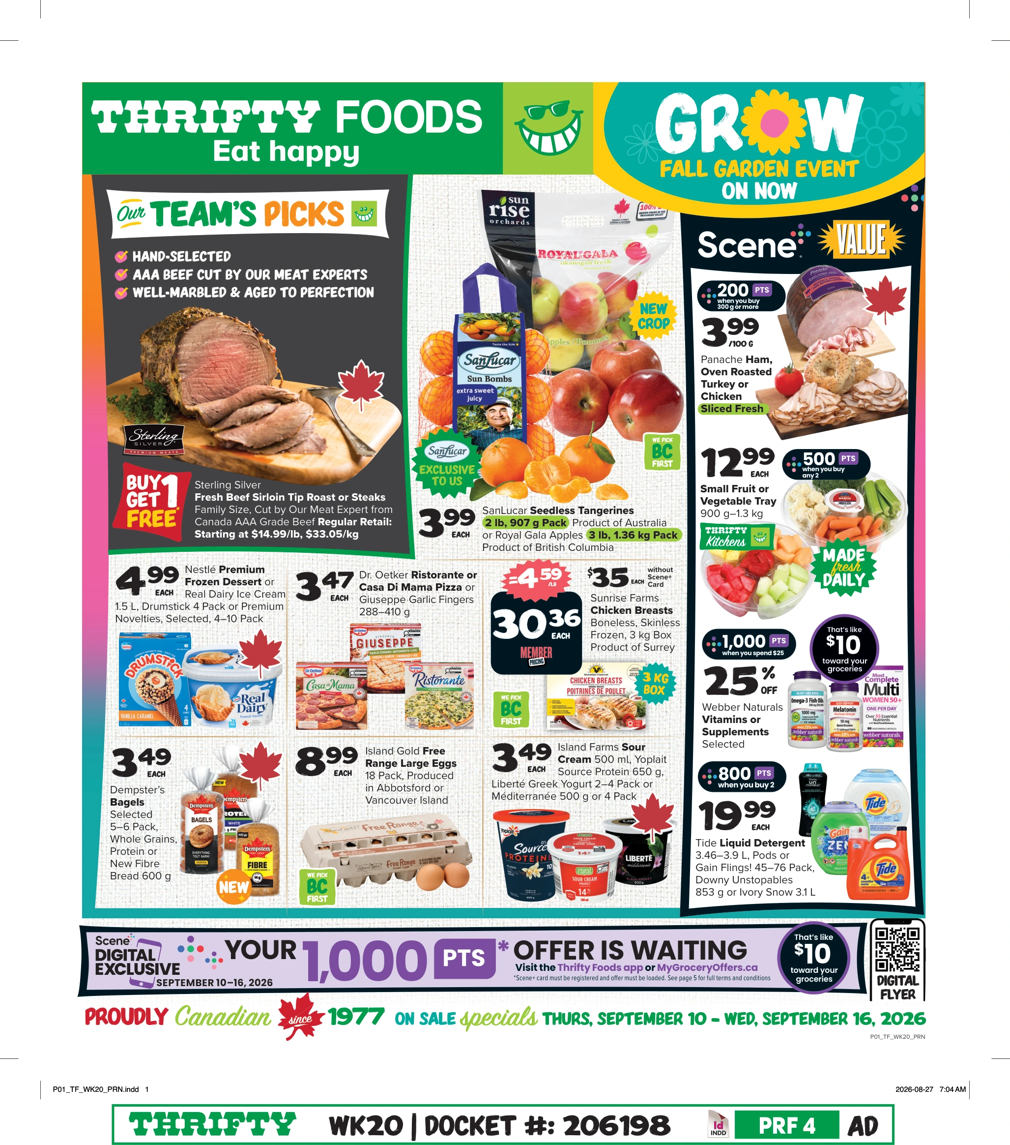 Thrifty Foods Weekly Flyer Zone 1 - Page 1