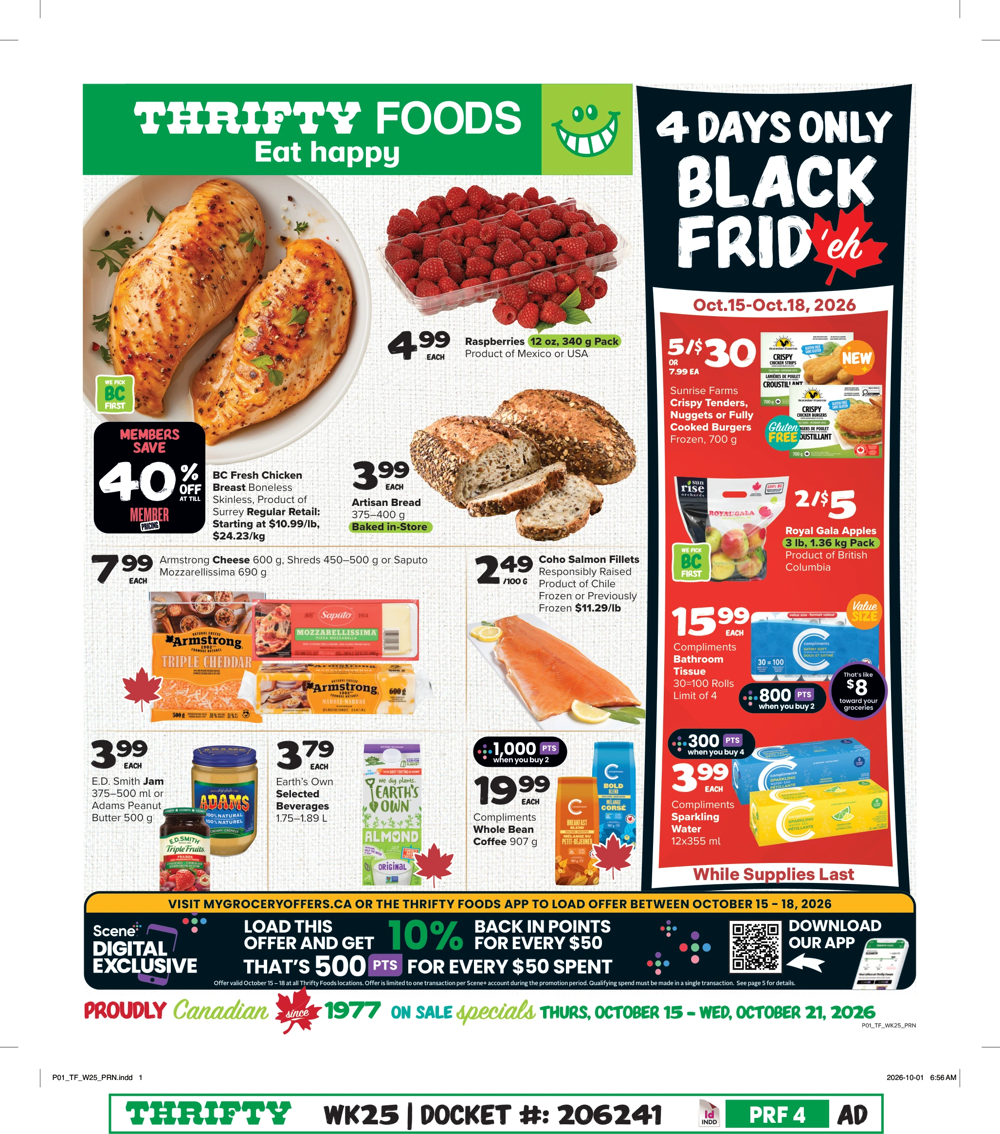 Thrifty Foods Weekly Flyer Zone 1 - Page 1