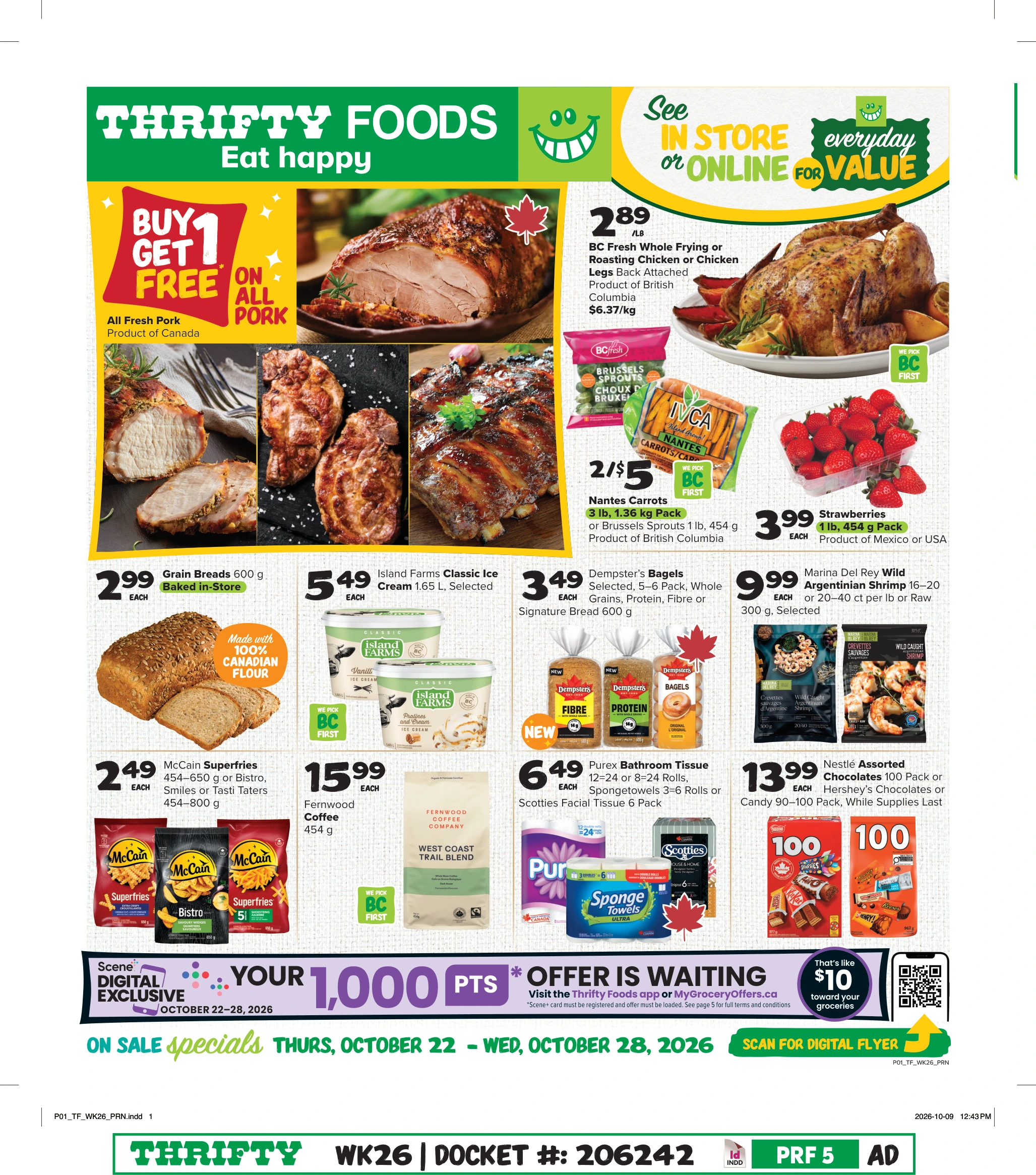 Thrifty Foods Weekly Flyer Zone 1 - Page 1
