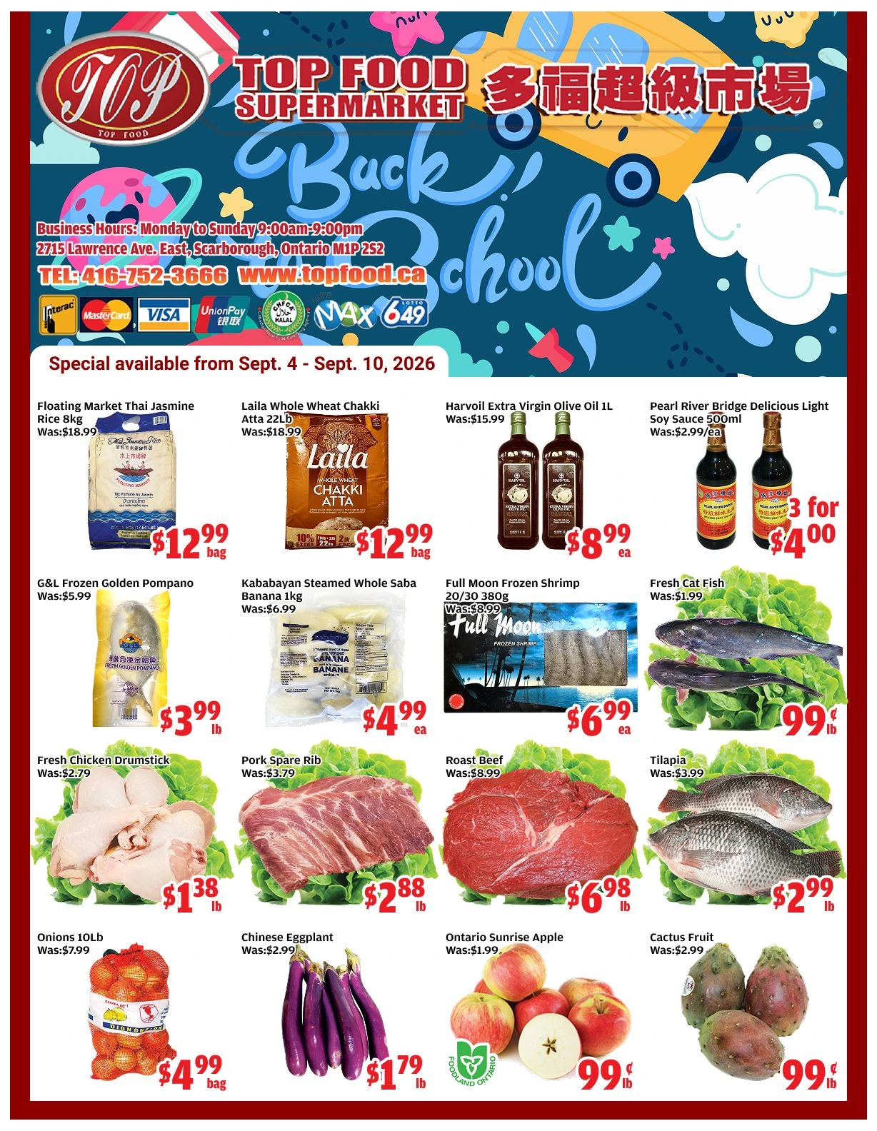 Top Food Supermarket Scarborough Weekly Flyer - Page 1