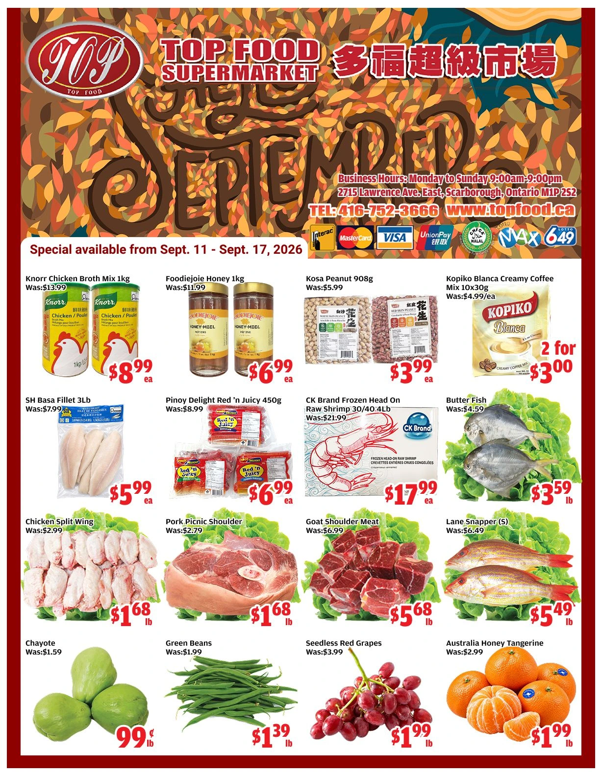 Top Food Supermarket Scarborough Weekly Flyer - Page 1