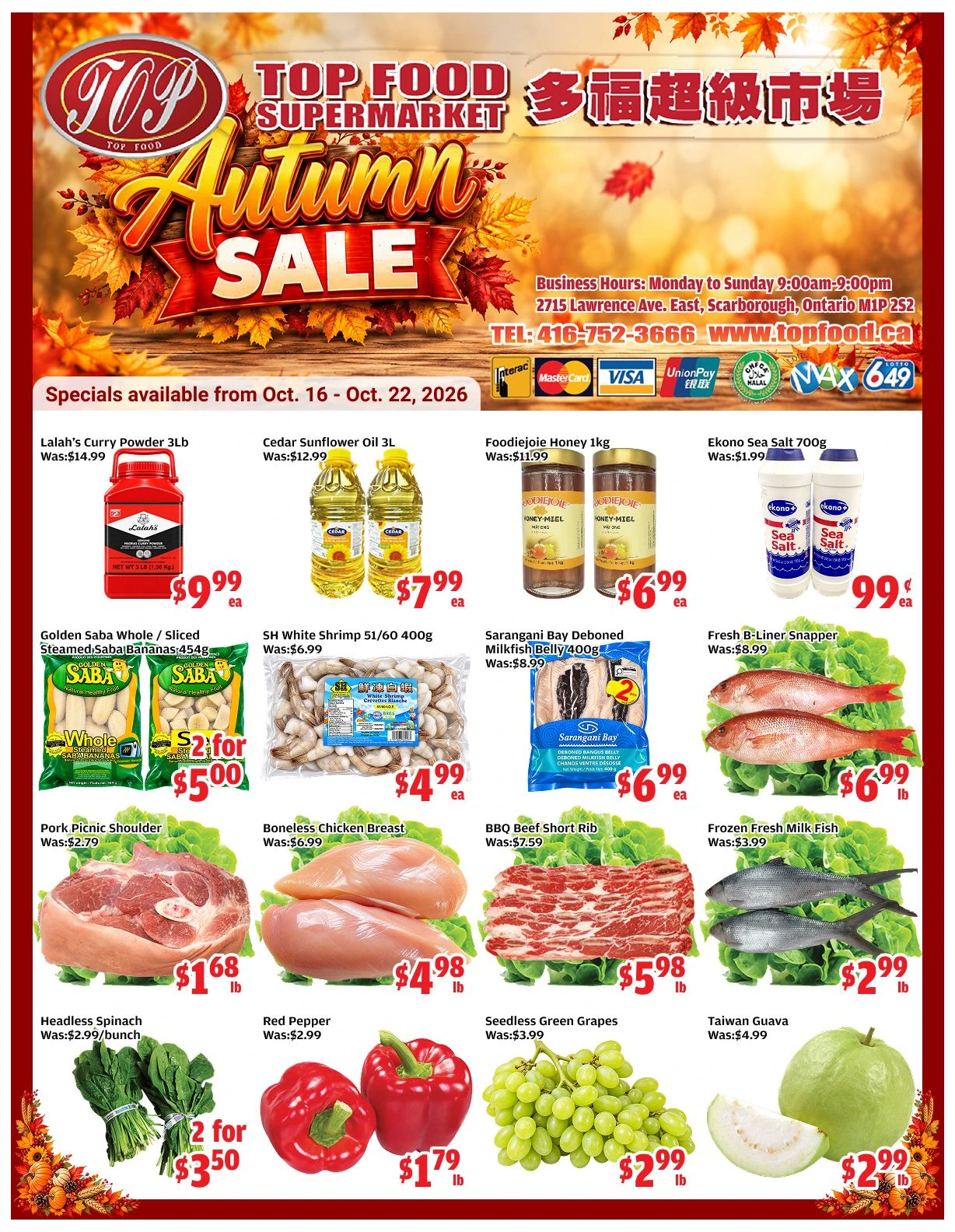 Top Food Supermarket Scarborough Weekly Flyer - Page 1