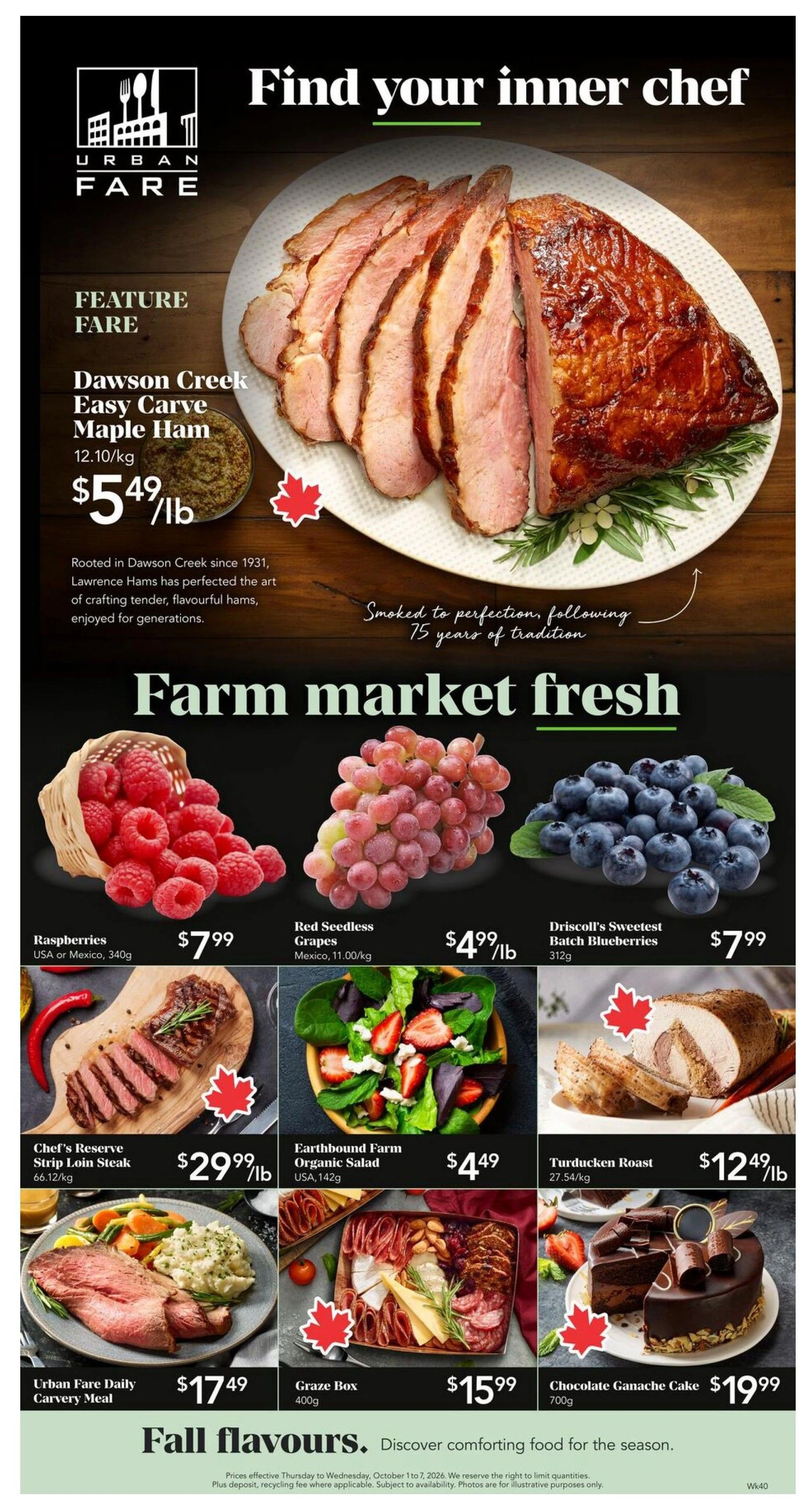 Urban Fare Weekly Flyer - Page 1