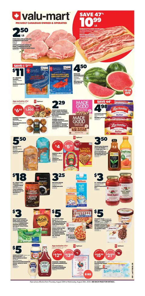 Weekly Flyer - Valid Thursday, August 20 - Wednesday, August 26