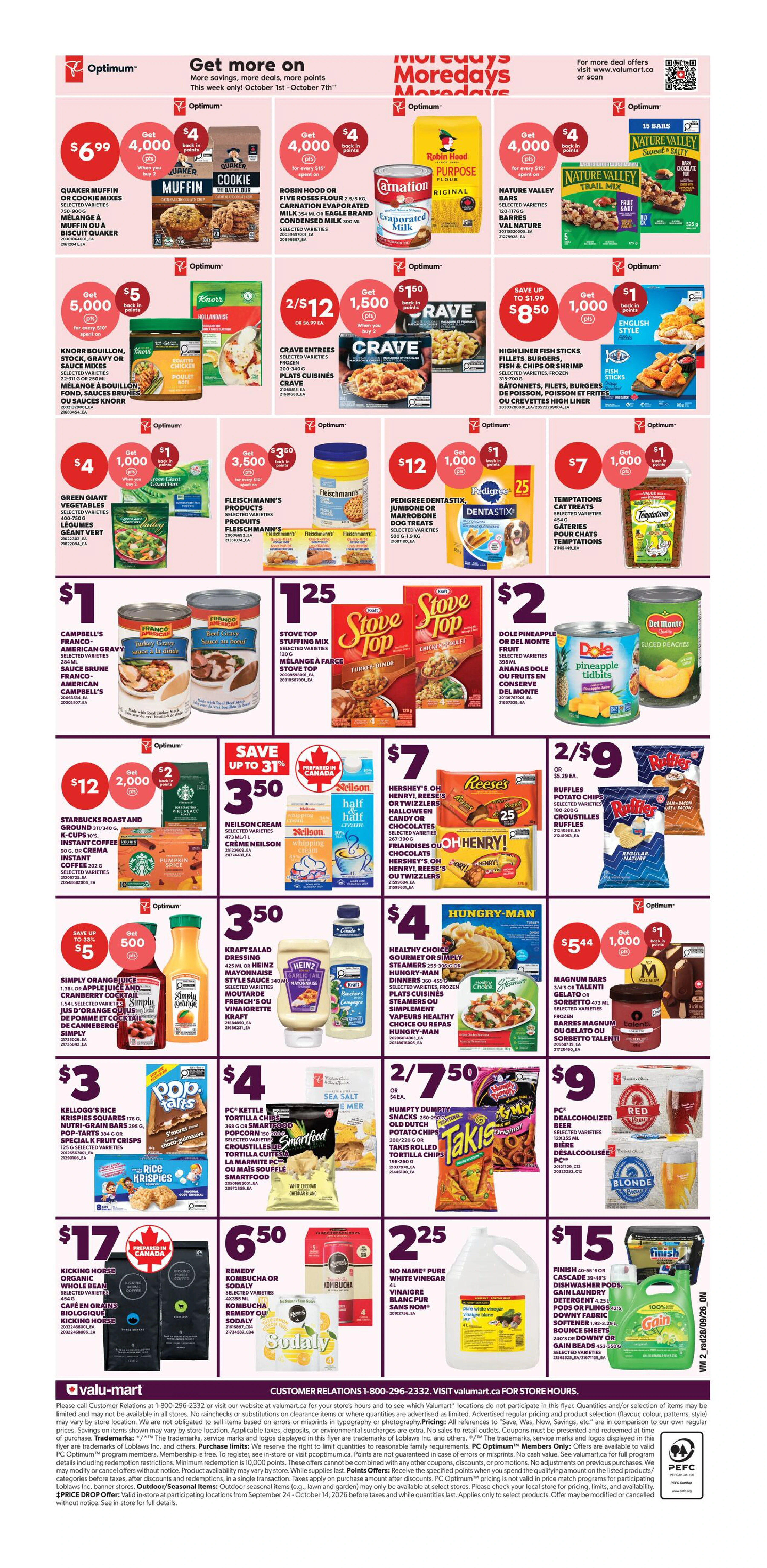 Valu-Mart Weekly Flyer - Valid Thursday, October 1 - Wednesday, October 7 - Page 2