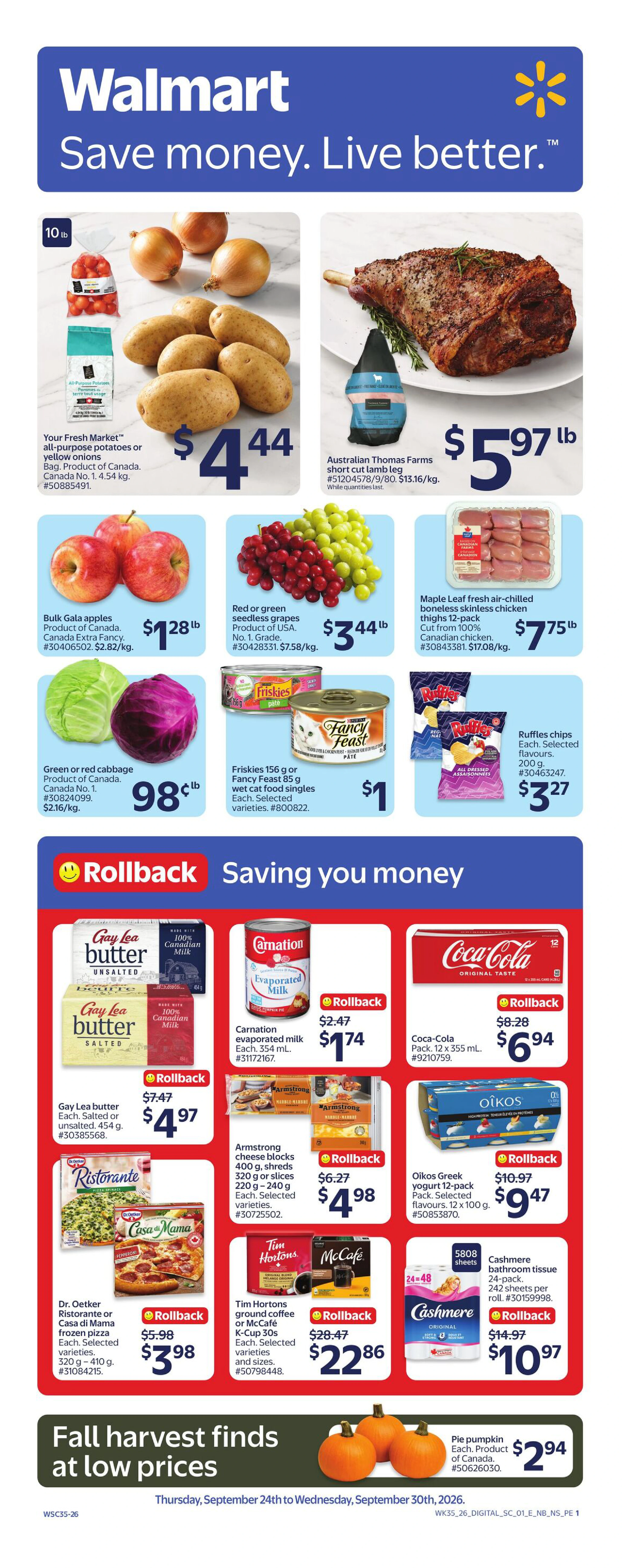 Walmart NB Flyer - Page 1