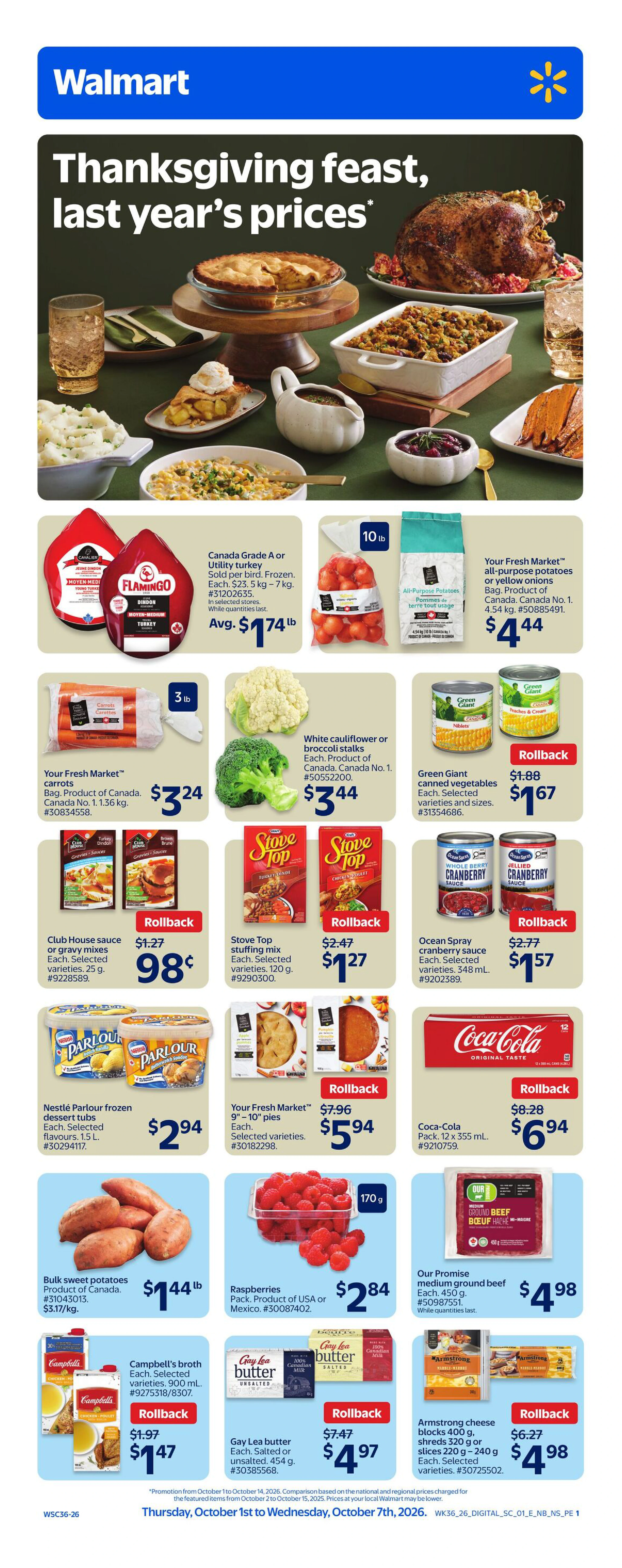 Walmart NB Flyer - Page 1