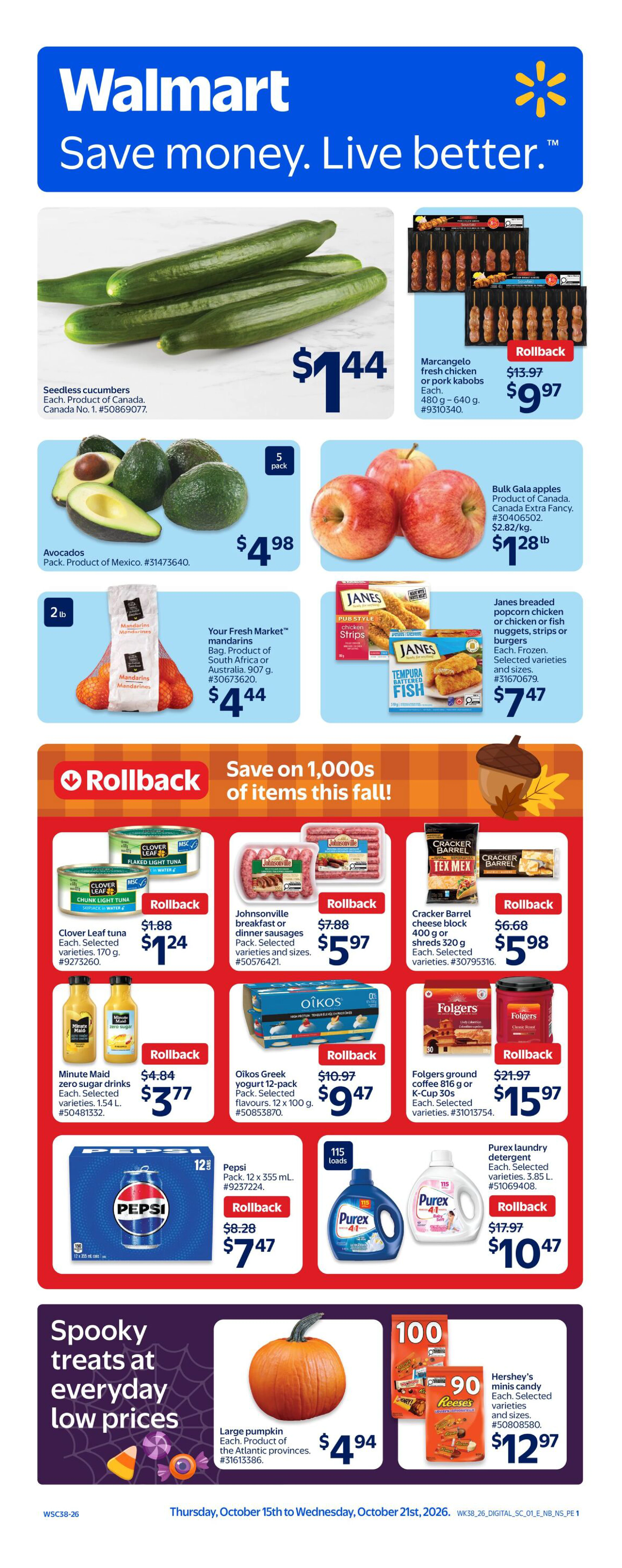 Walmart NB Flyer - Page 1