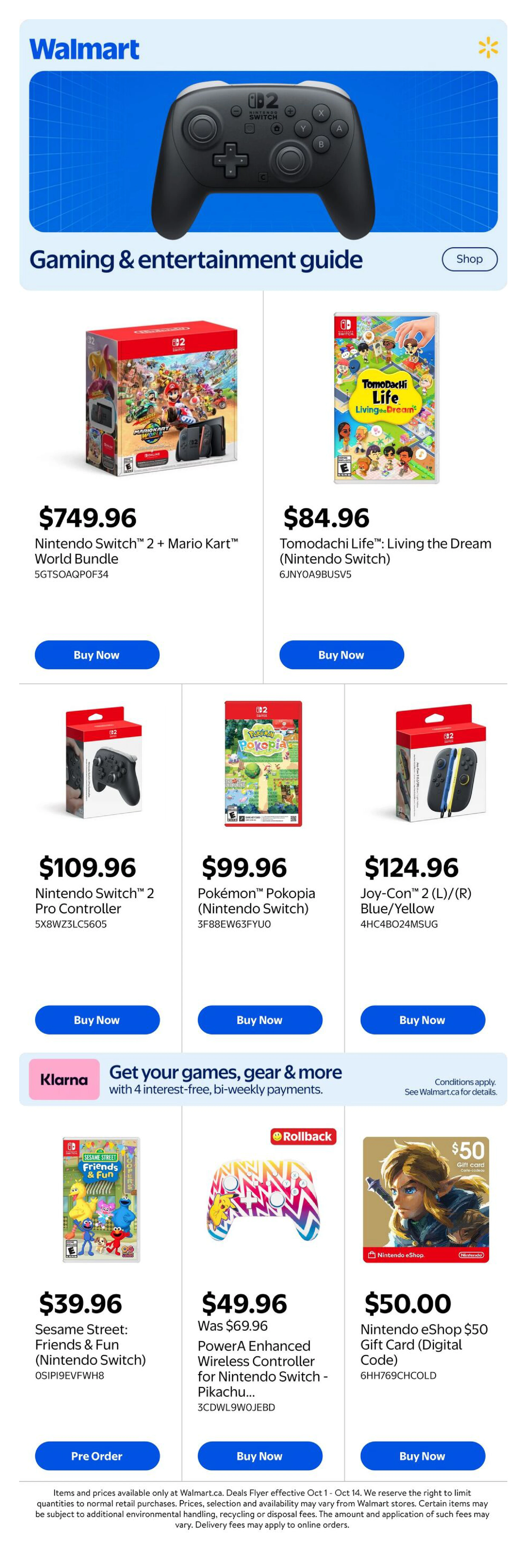 Walmart NS Gaming Guide - Page 1
