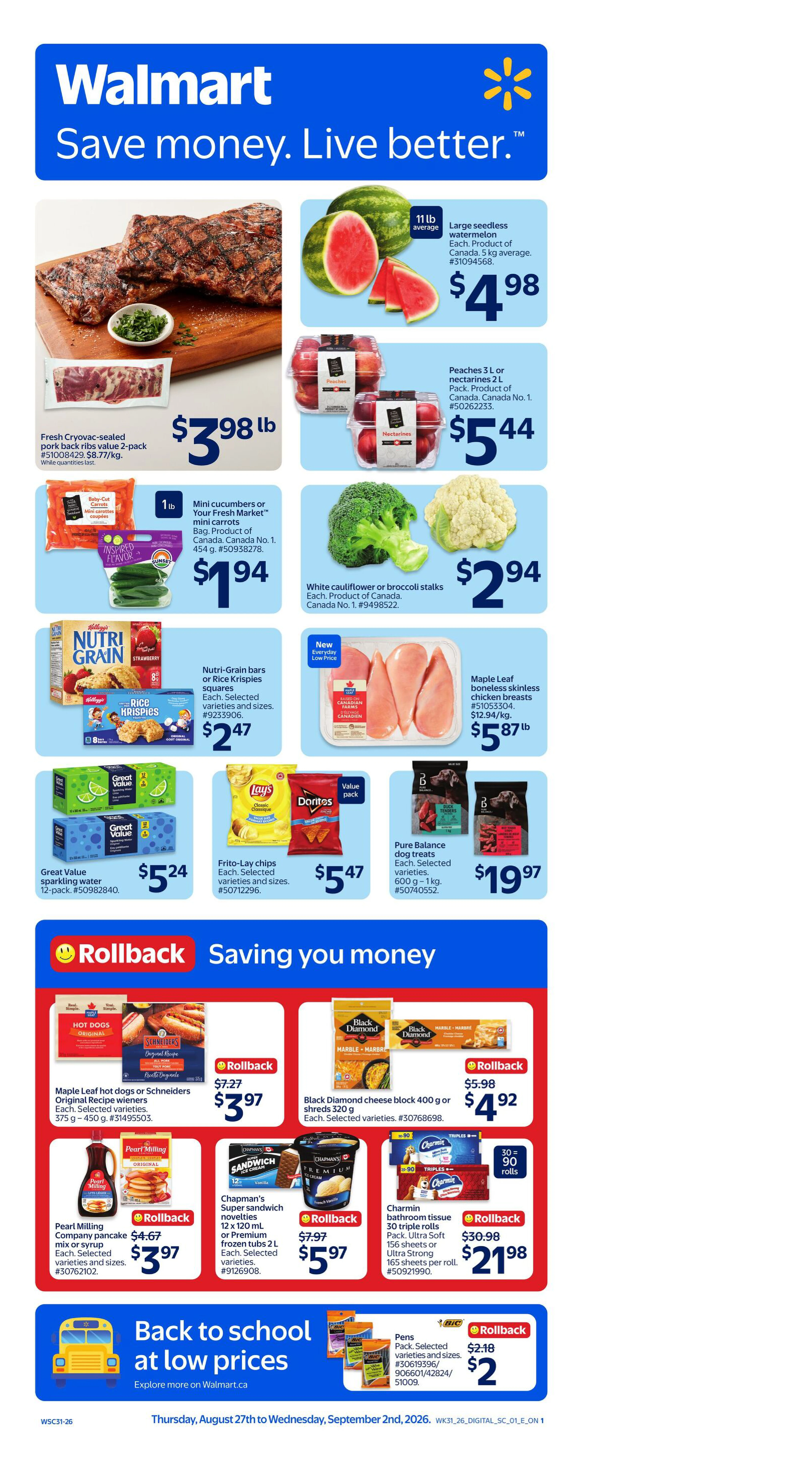 Walmart Ontario Flyer - Page 1