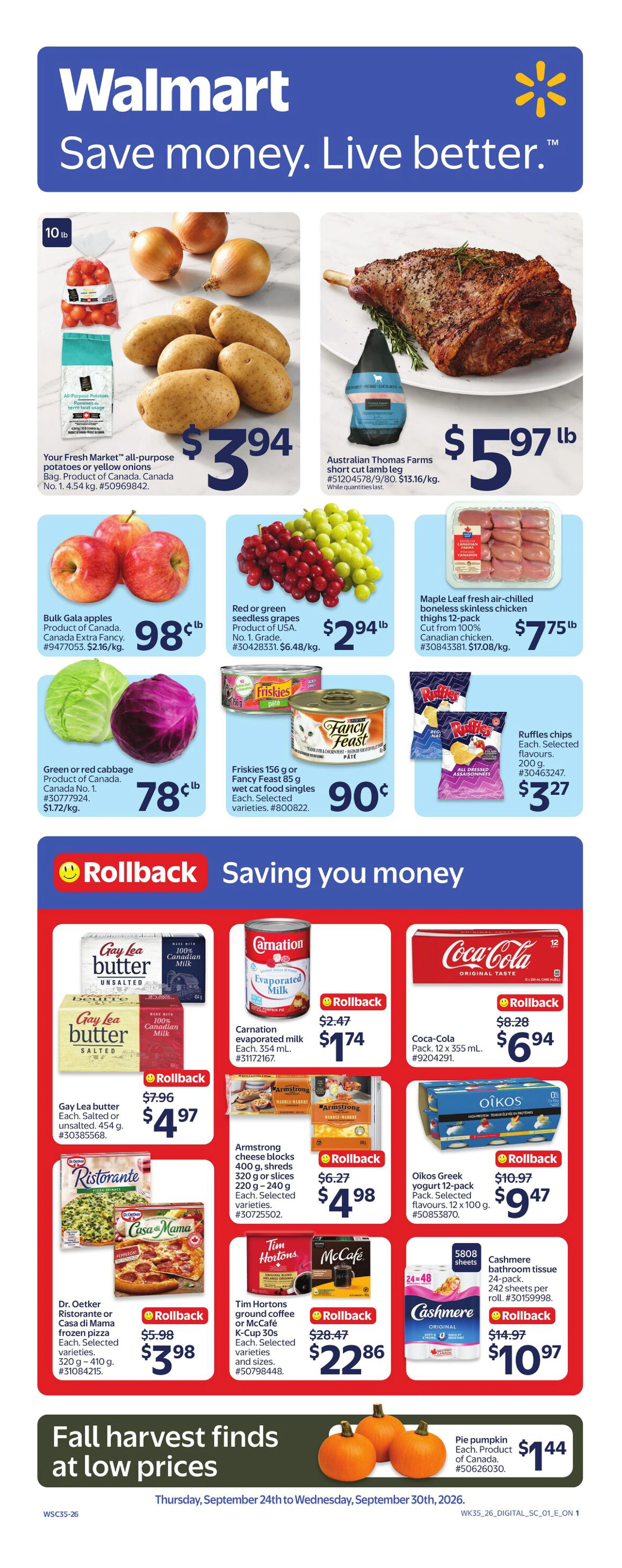 Walmart Ontario Flyer - Page 1