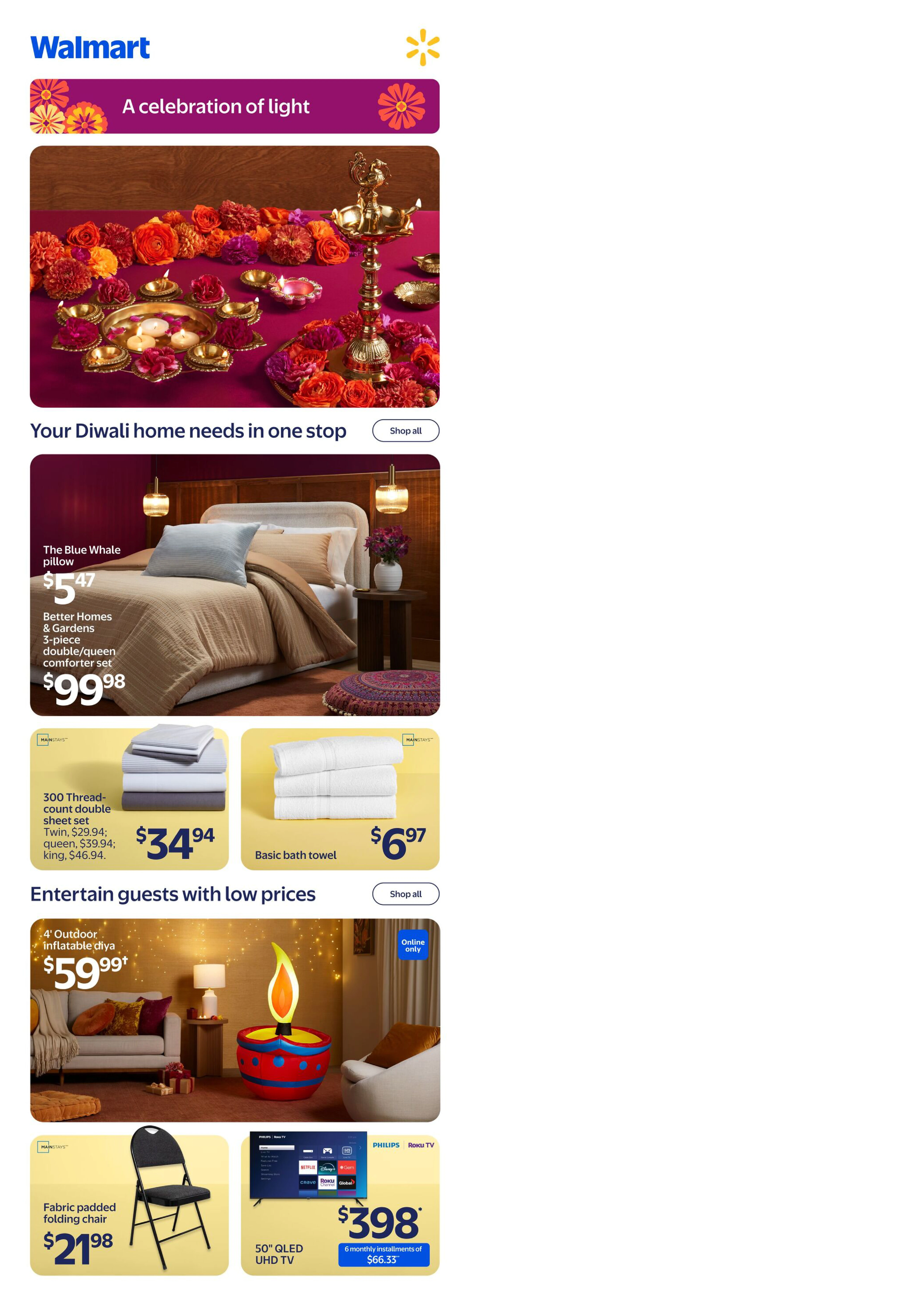 Walmart Ontario Diwali - Page 1