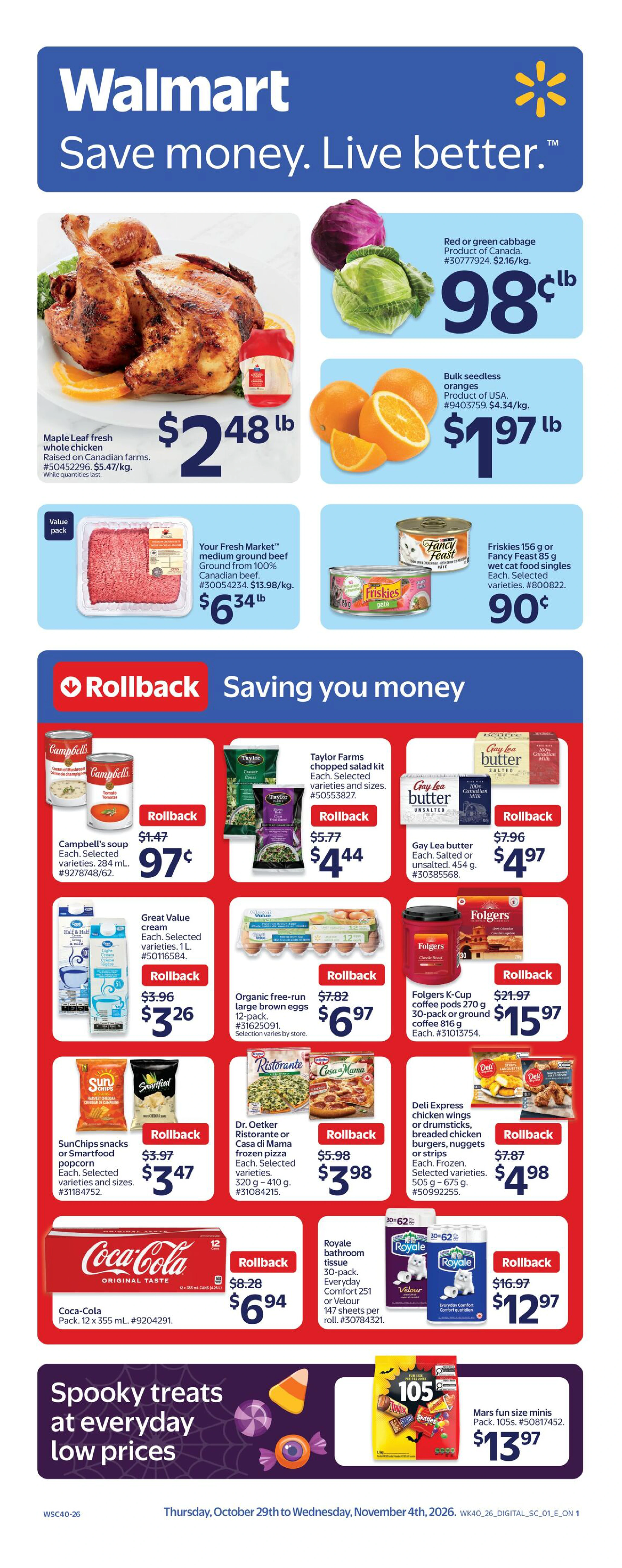 Walmart Ontario Flyer - Page 1