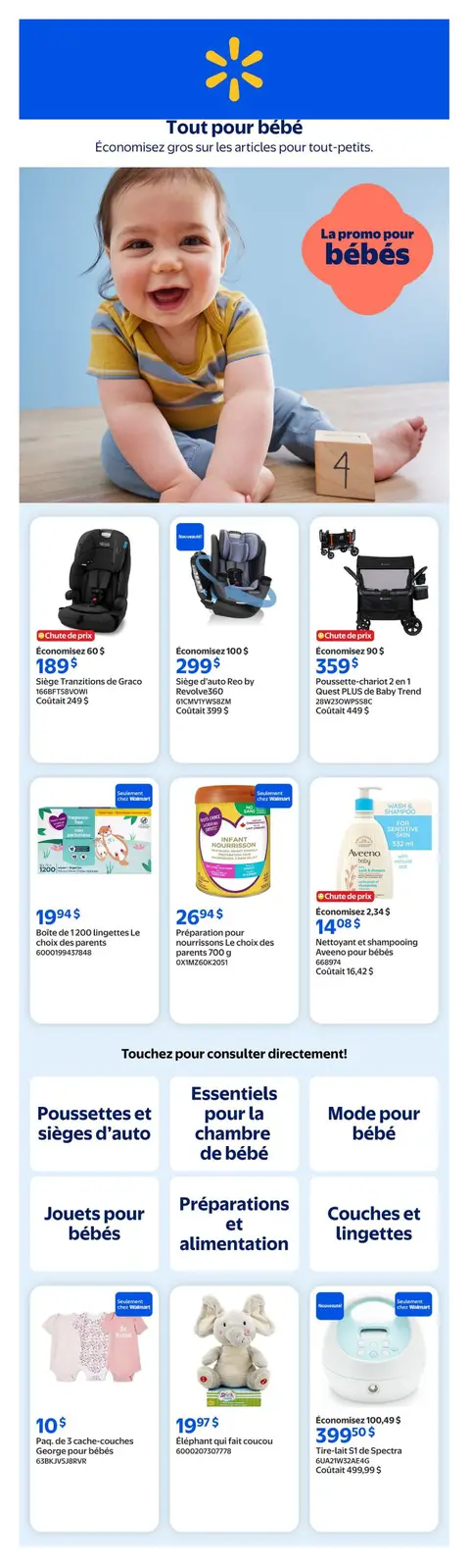 La promo pour bébés