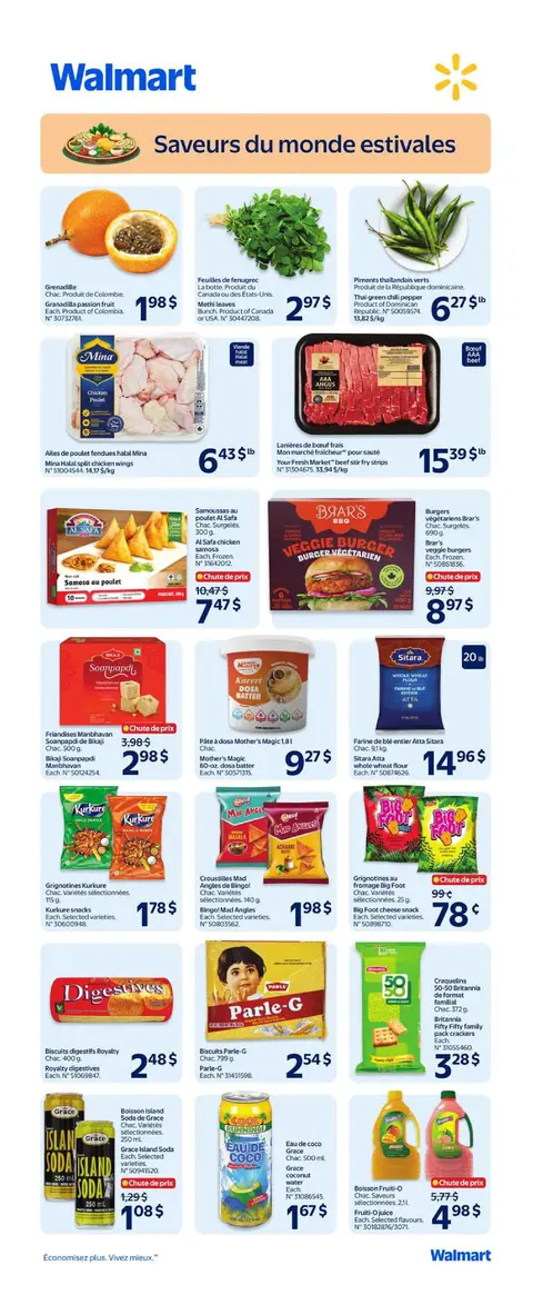 Saveurs du monde estivales