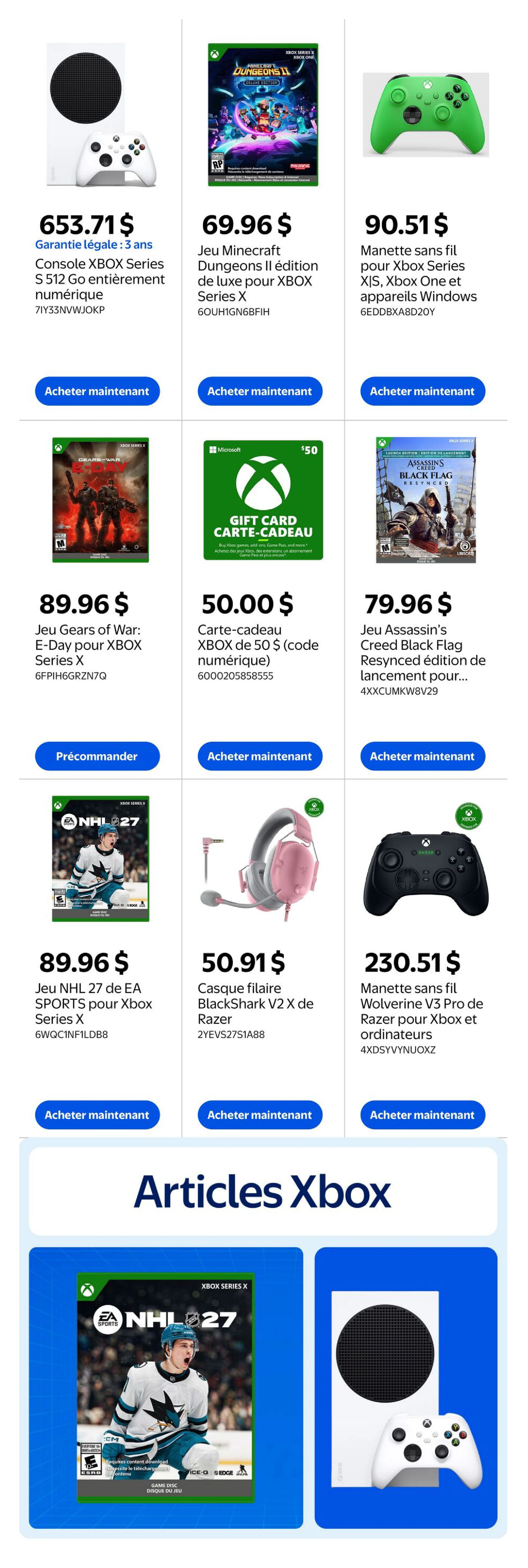Walmart Quebec Livret Jeux Vidéo et Divertissement - Page 3