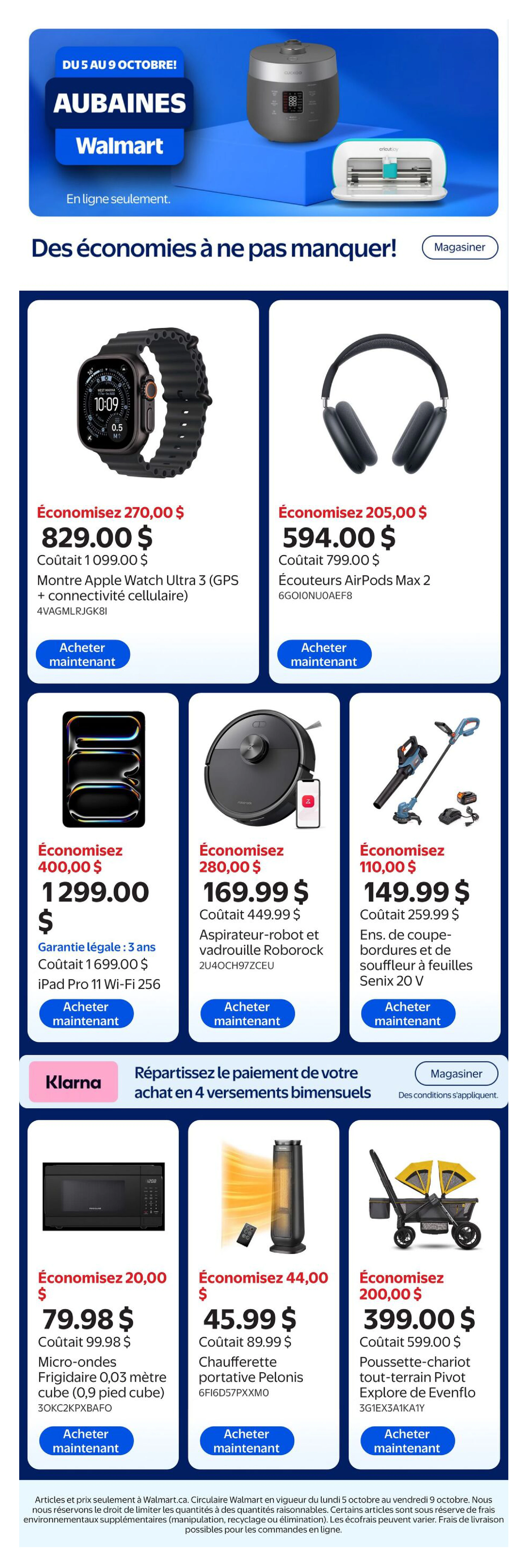 Walmart Quebec Aubaines Walmart - Page 1