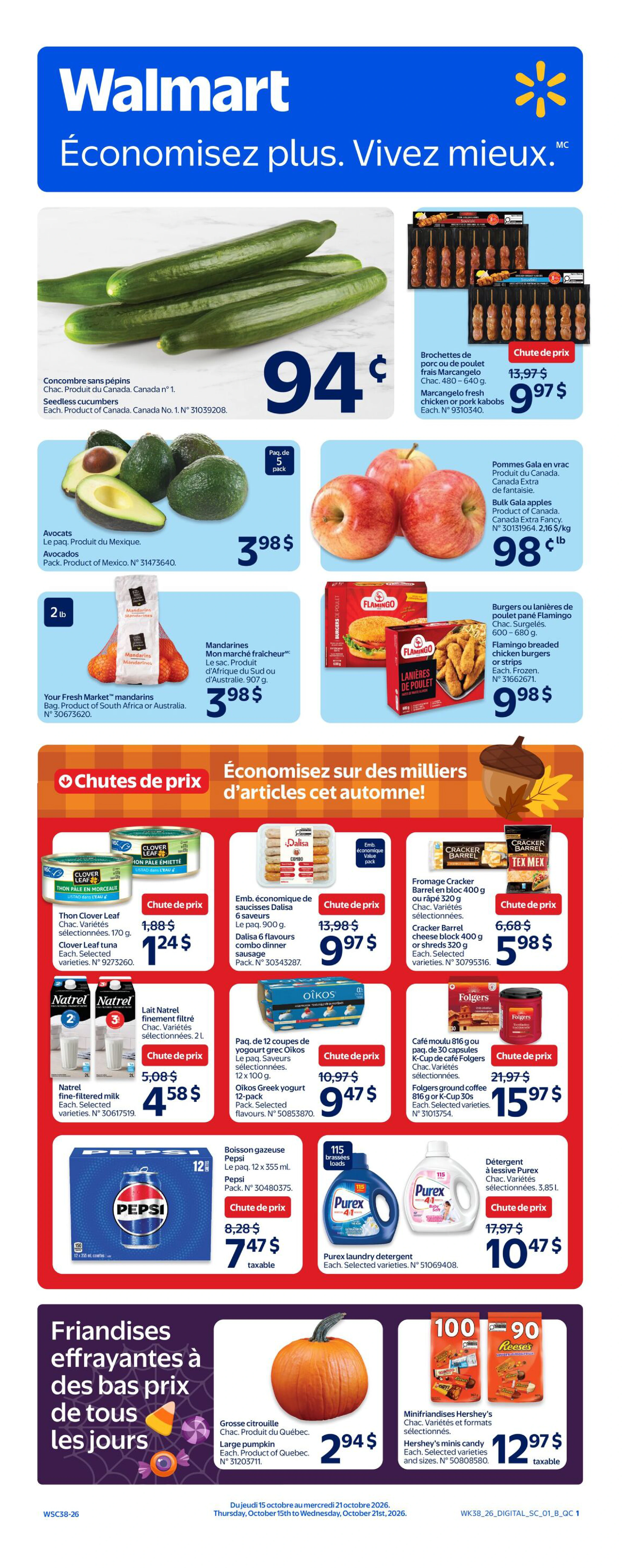 Walmart Quebec Circulaire - Page 1