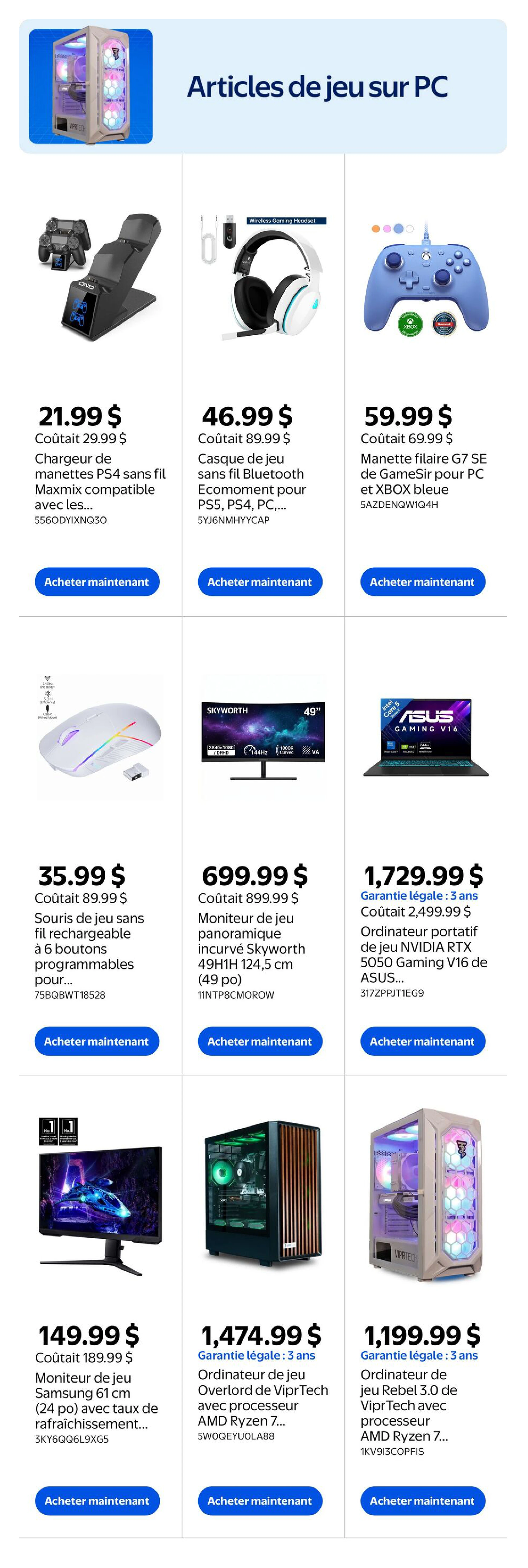 Walmart Quebec Livret Jeux Vidéo et Divertissement - Page 5