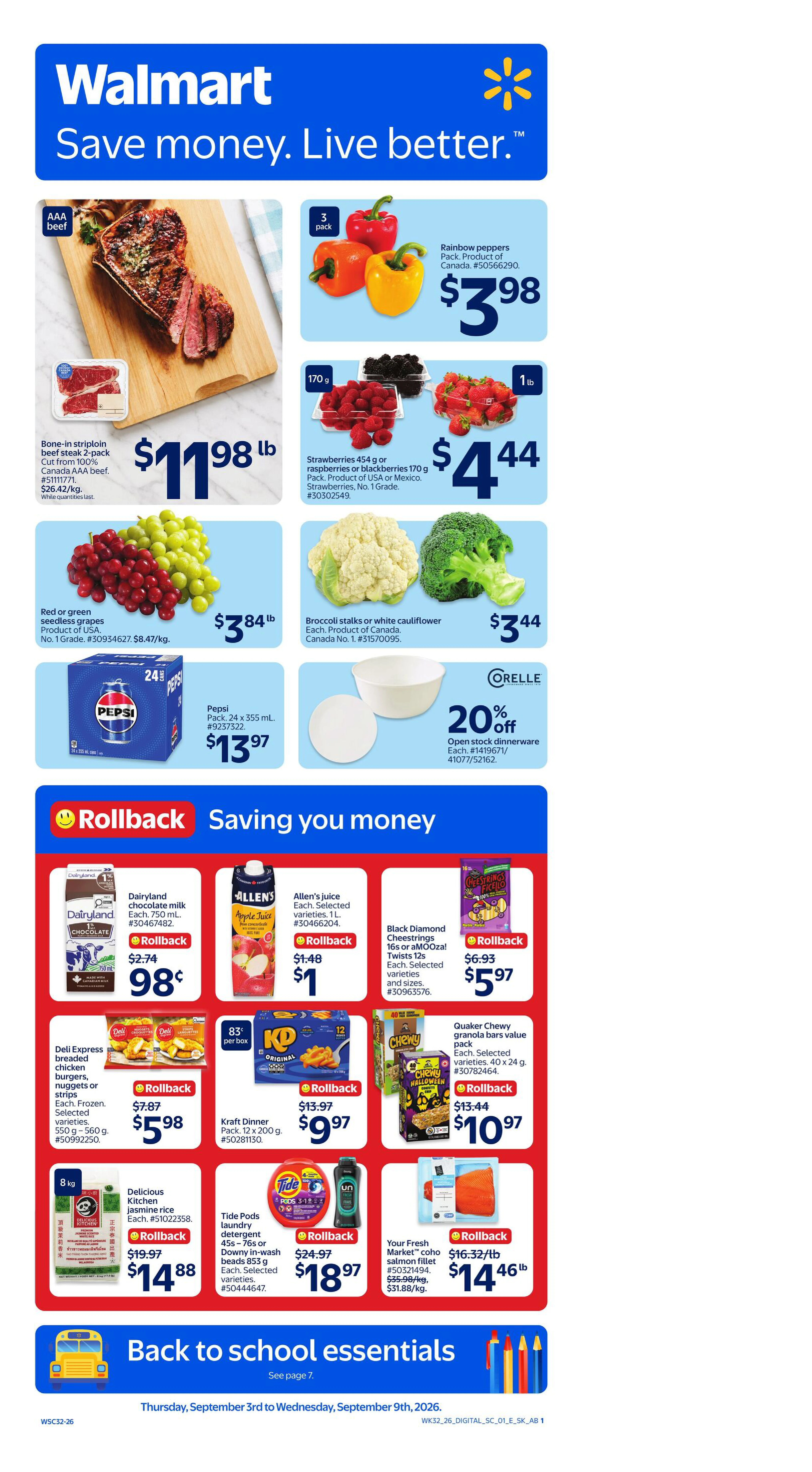 Walmart West Flyer - Page 1