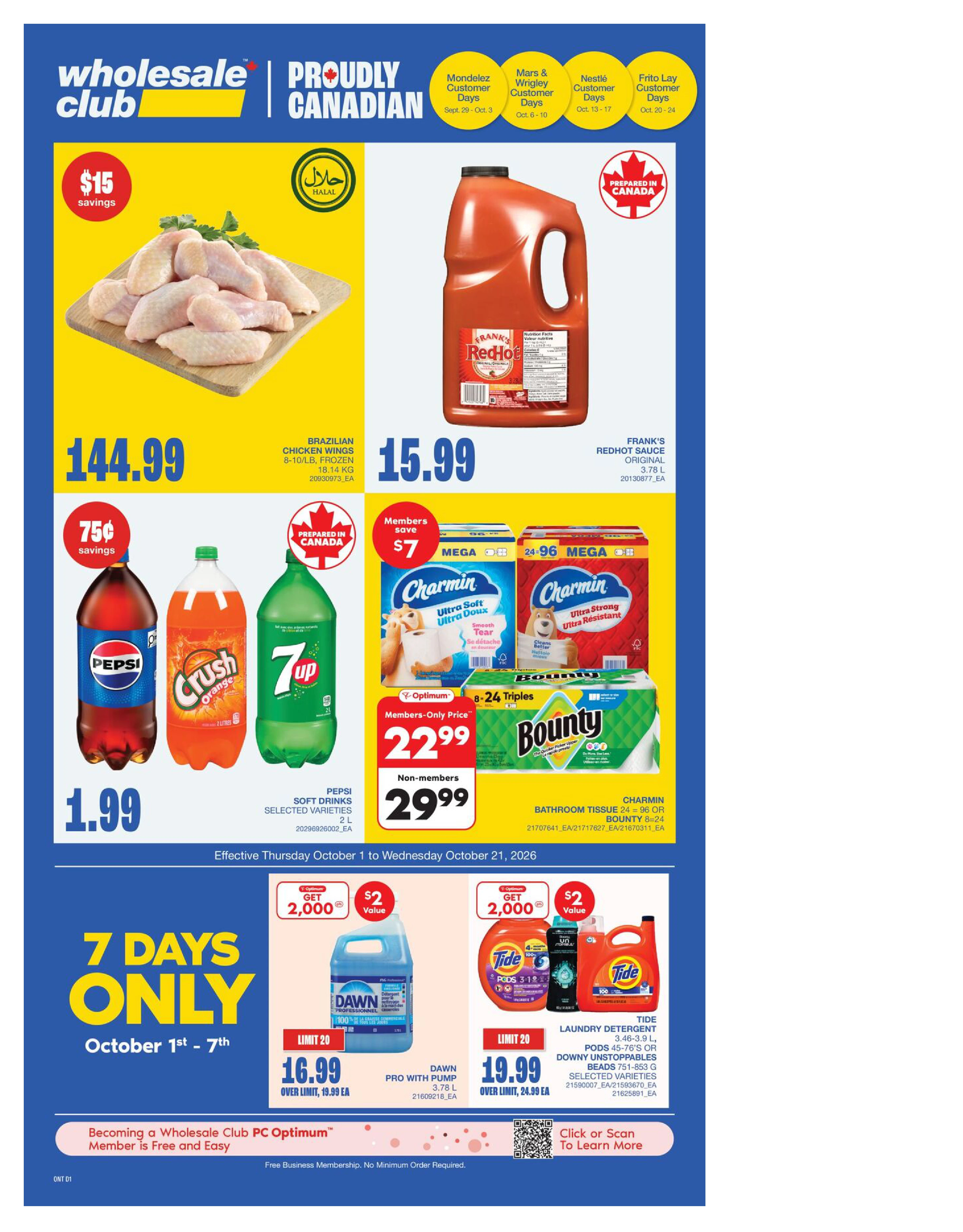 Wholesale Club Flyer - Valid Thursday, October 1 - Wednesday, October 21 - Page 4