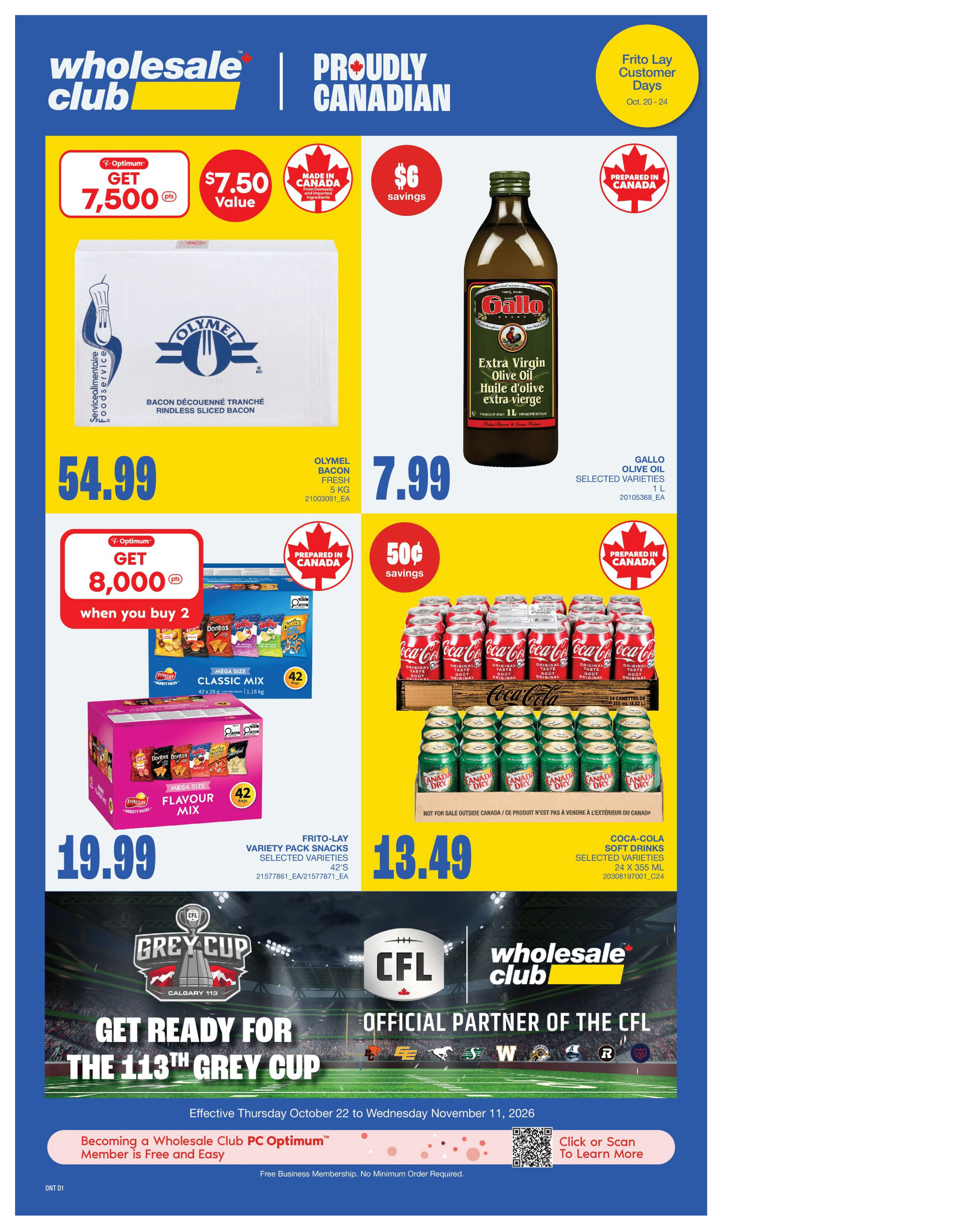 Wholesale Club Flyer - Valid Thursday, October 22 - Wednesday, November 11 - Page 3
