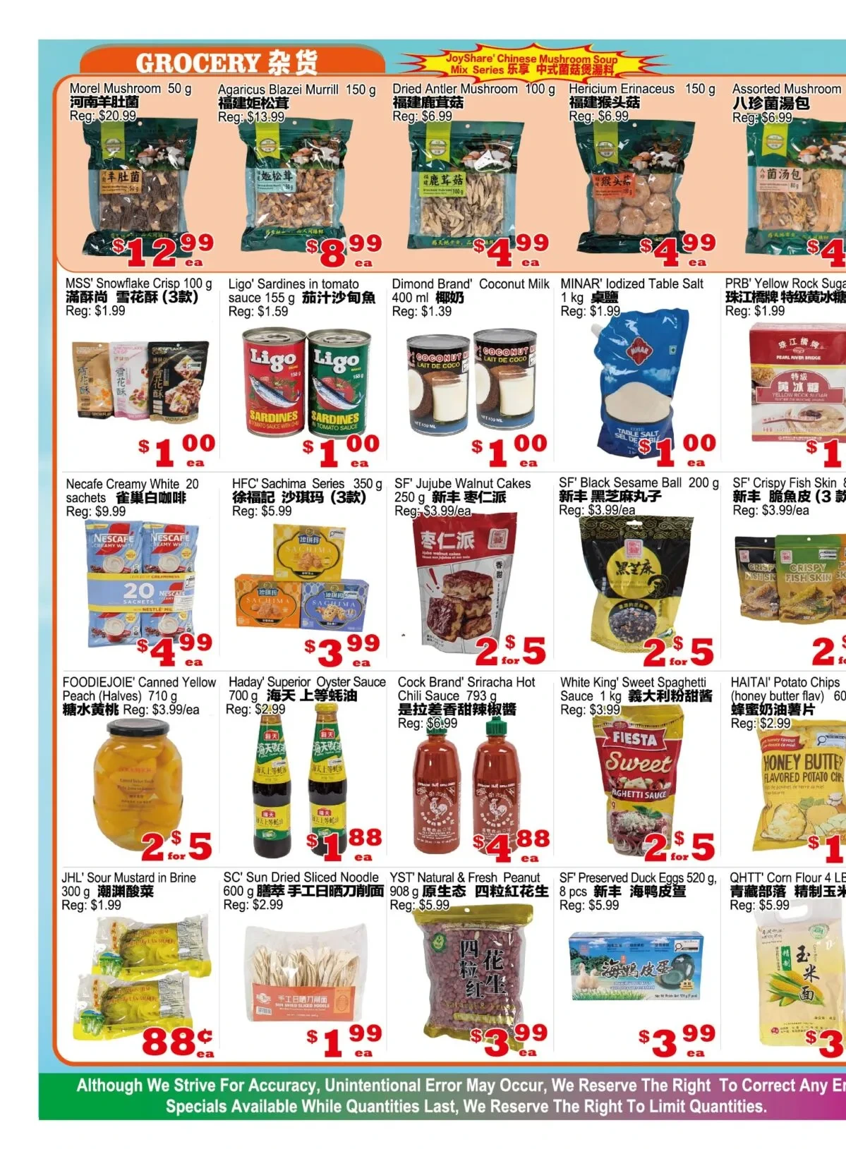 Yuan Ming Mississauga Weekly Flyer - Page 1