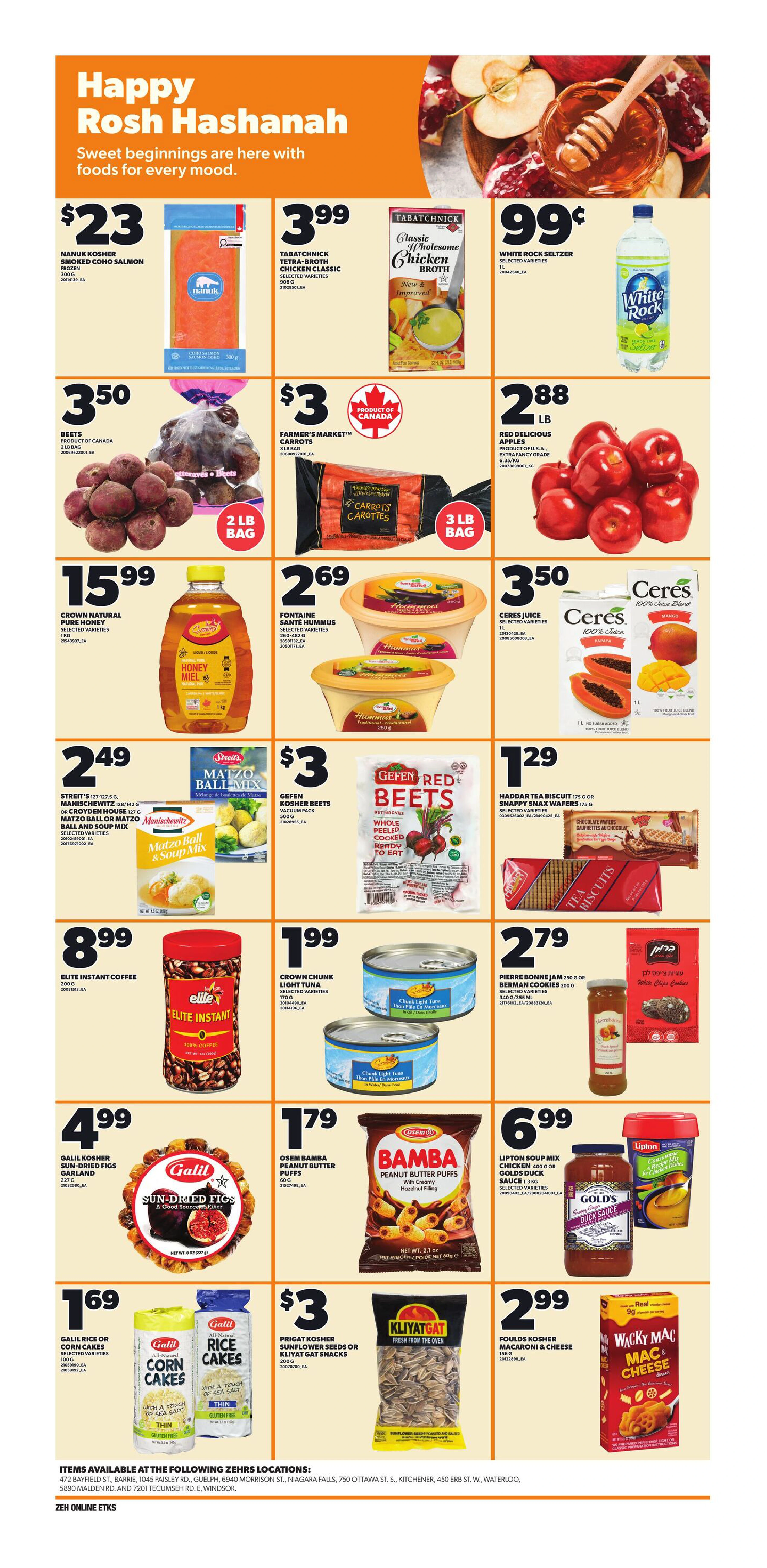 Zehrs Weekly Flyer - Valid Thursday, September 10 - Wednesday, September 16 - Page 11