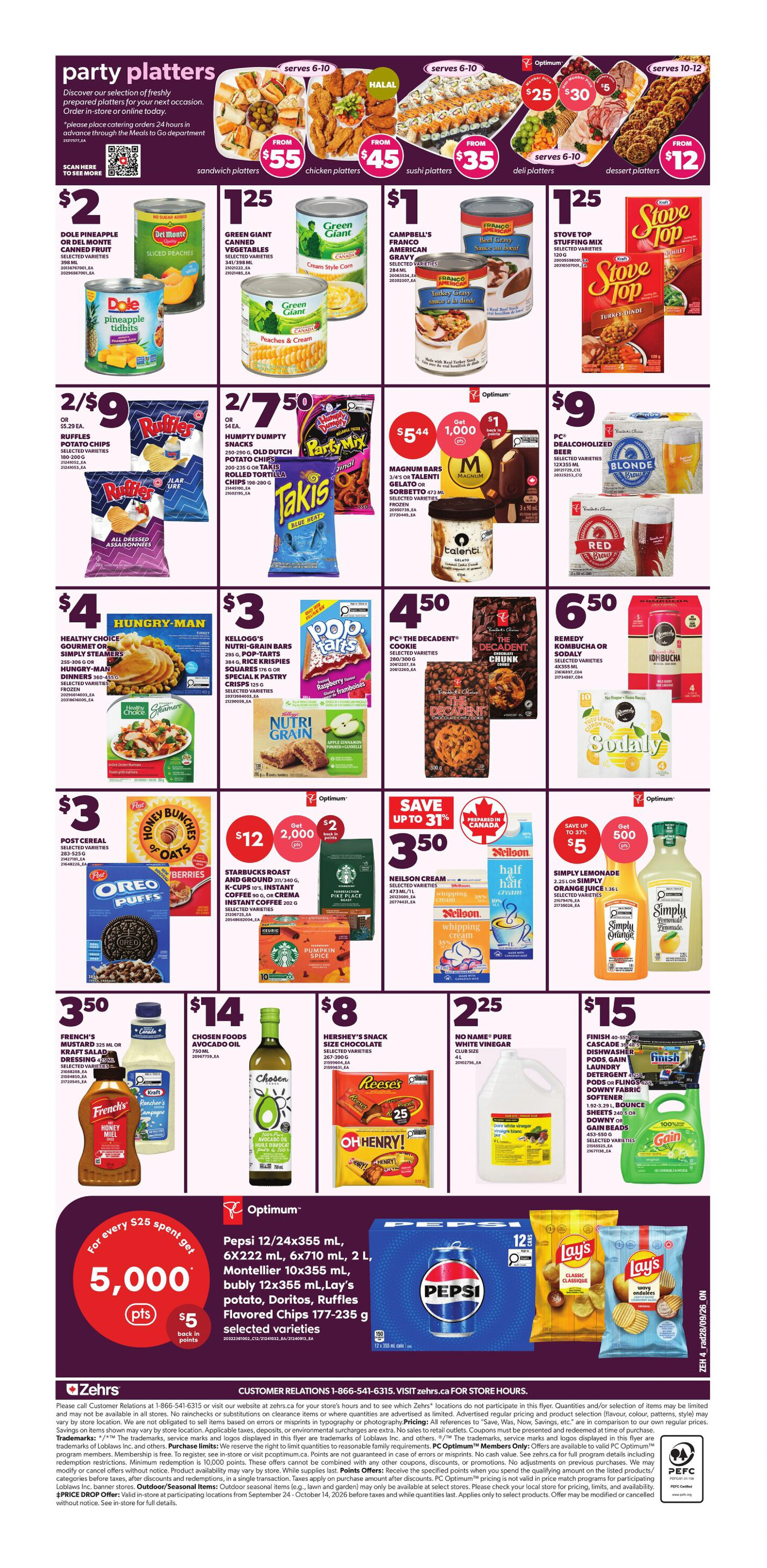 Zehrs Weekly Flyer - Valid Thursday, October 1 - Wednesday, October 7 - Page 2