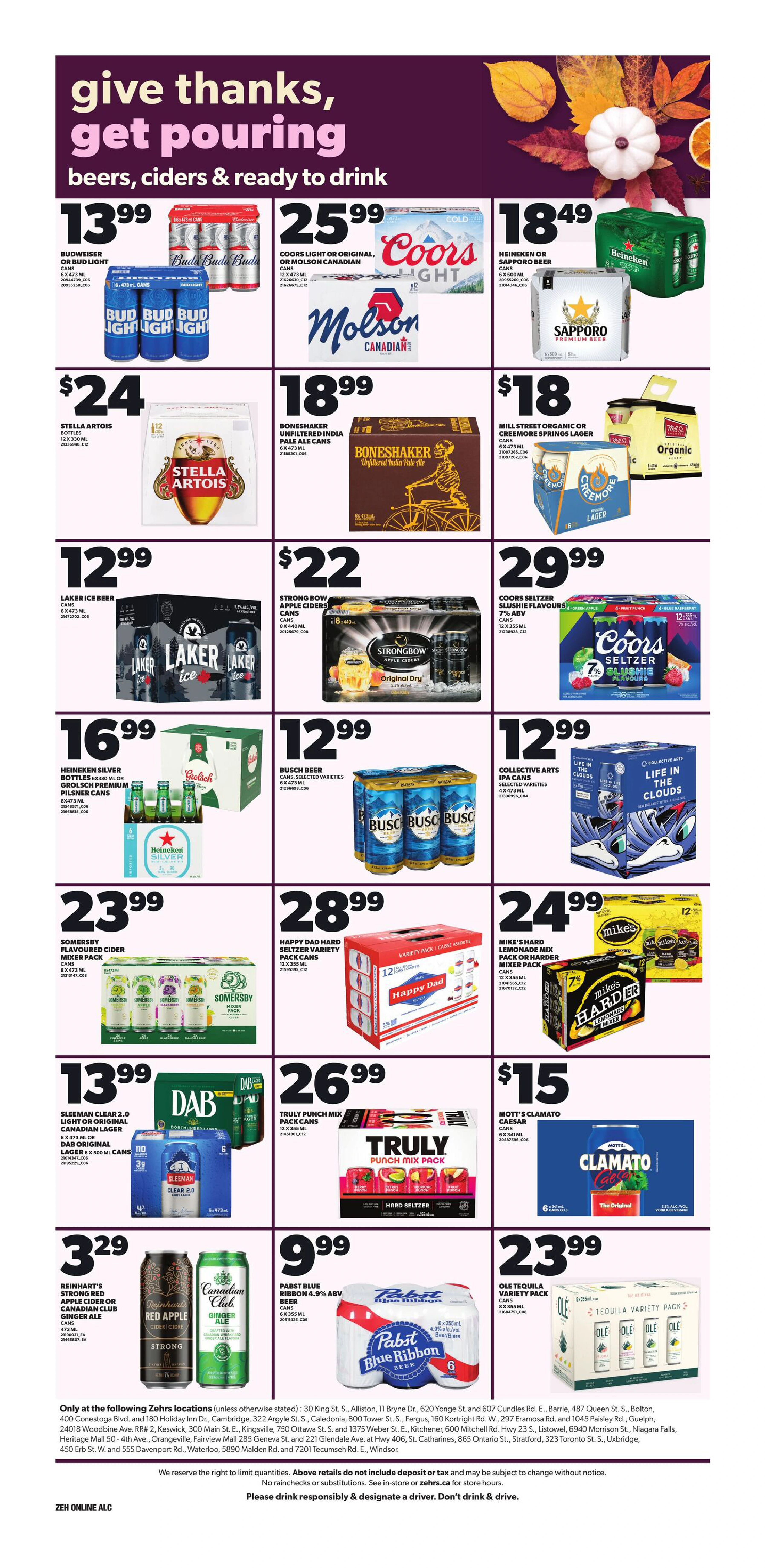 Zehrs Weekly Flyer - Valid Thursday, October 8 - Wednesday, October 14 - Page 9