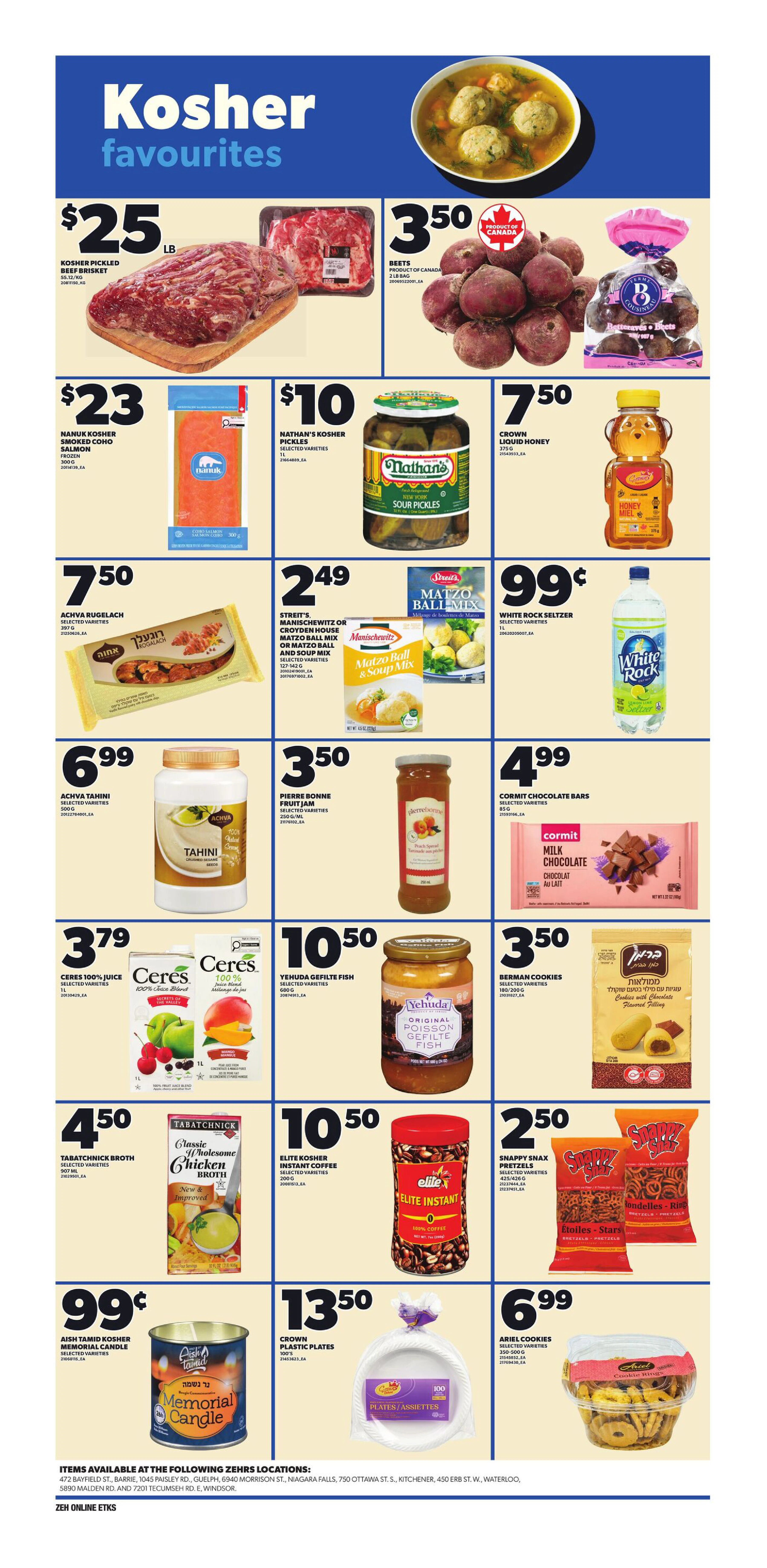 Zehrs Weekly Flyer - Valid Thursday, October 22 - Wednesday, October 28 - Page 12