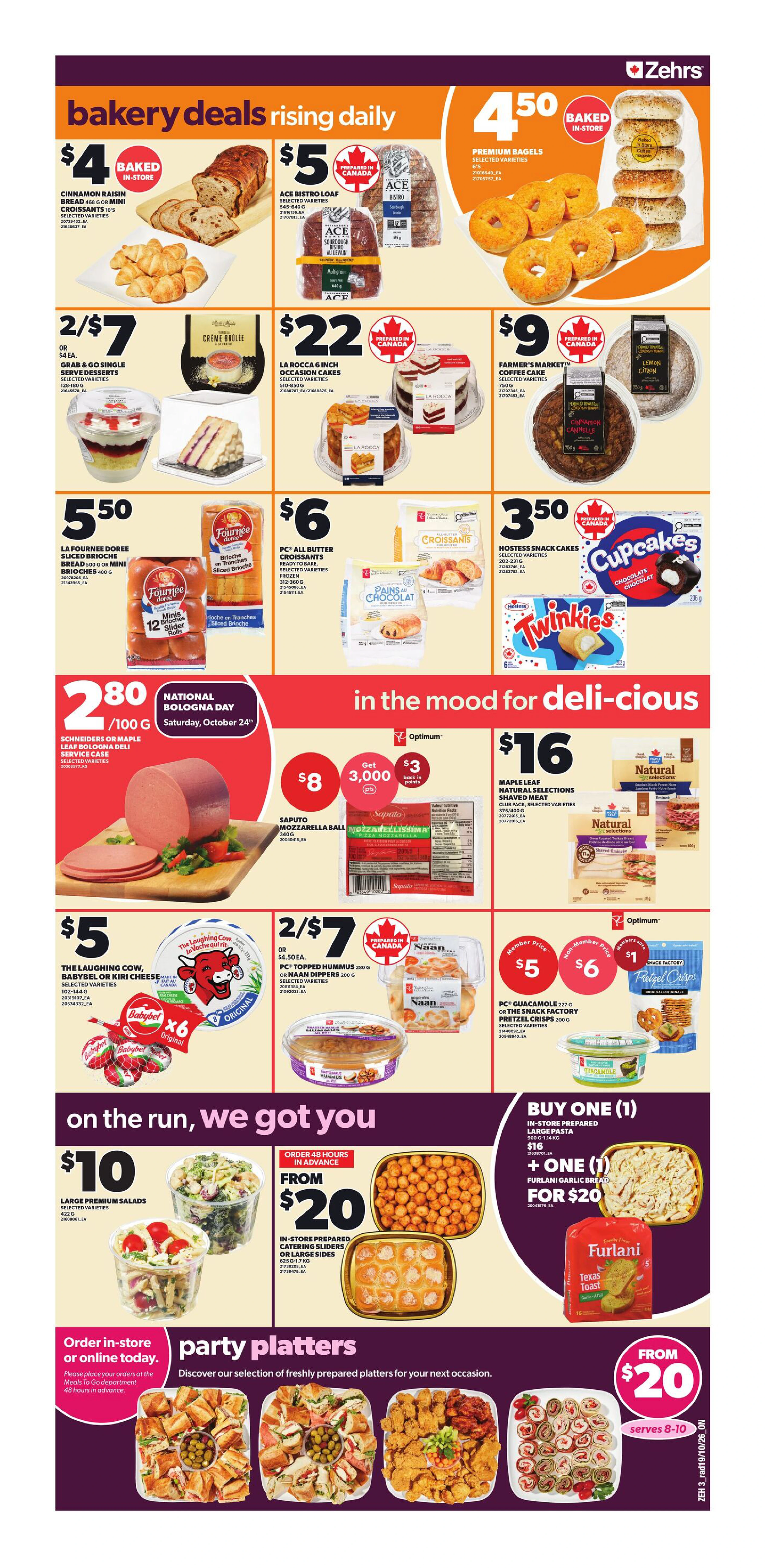 Zehrs Weekly Flyer - Valid Thursday, October 22 - Wednesday, October 28 - Page 4